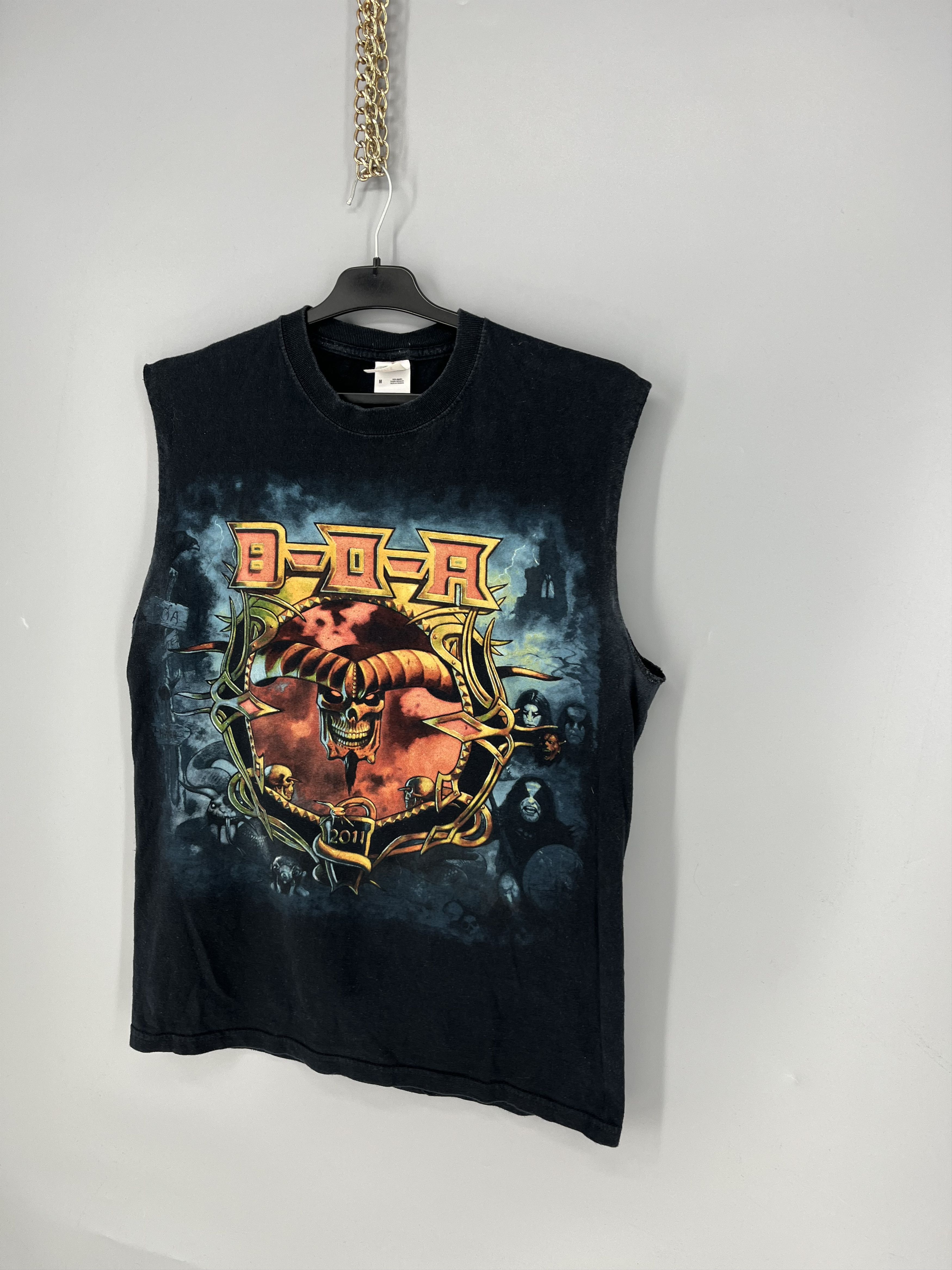Band Tees DOA Dead On Arrival 2011 Bloodstock Metal Music Top T Shirt Size US M / EU 48-50 / 2 - 3 Thumbnail
