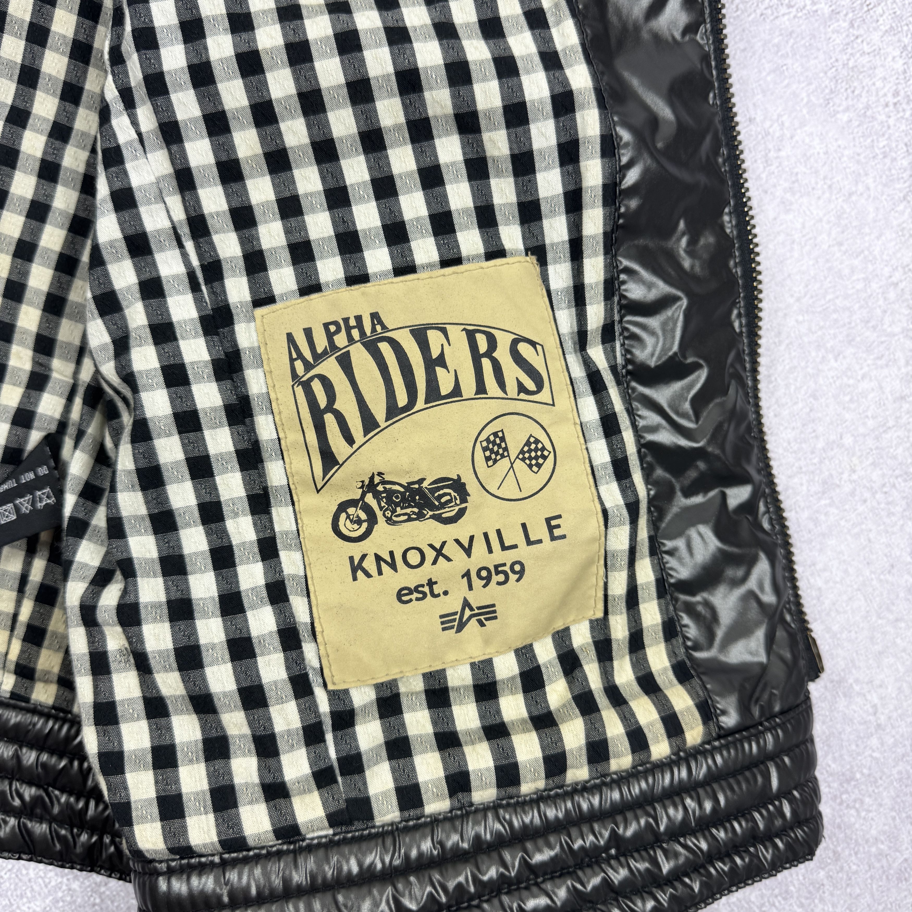 Alpha Industries Men`s Alpha Industries Riders Knoxville Nylon Jacket Size L Size US L / EU 52-54 / 3 - 16 Thumbnail