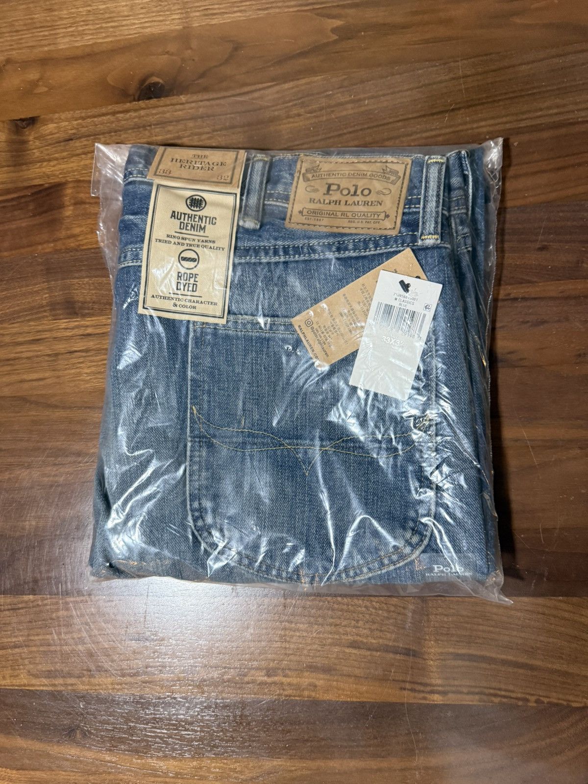 Polo Ralph Lauren Polo Ralph Lauren Heritage Rider Bootcut Jean Blue 33/32 Size US 33 - 7 Thumbnail