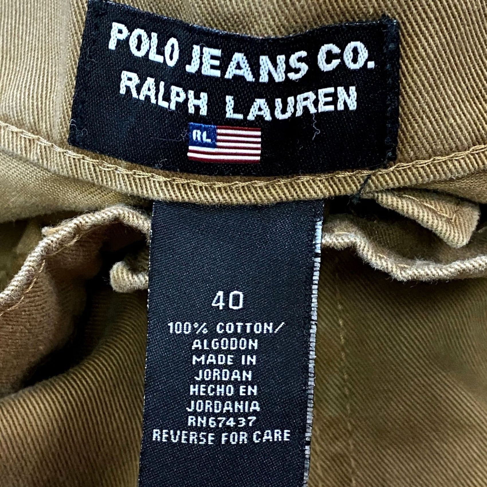 Ralph Lauren Polo Jeans Ralph Lauren Pants Mens 40 Heritage Cotton Straight Leg Tan Khaki Size US L / EU 52-54 / 3 - 3 Thumbnail