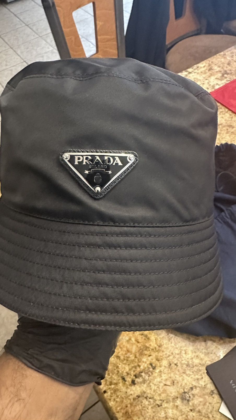 Prada Prada nylon bucket hat Size 42 - 1 Thumbnail
