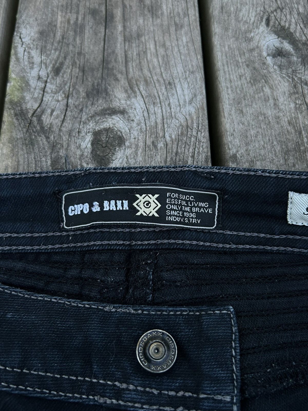 Vintage Cipo & Baxx Cargo Jeans Size US 32 / EU 48 - 7 Thumbnail