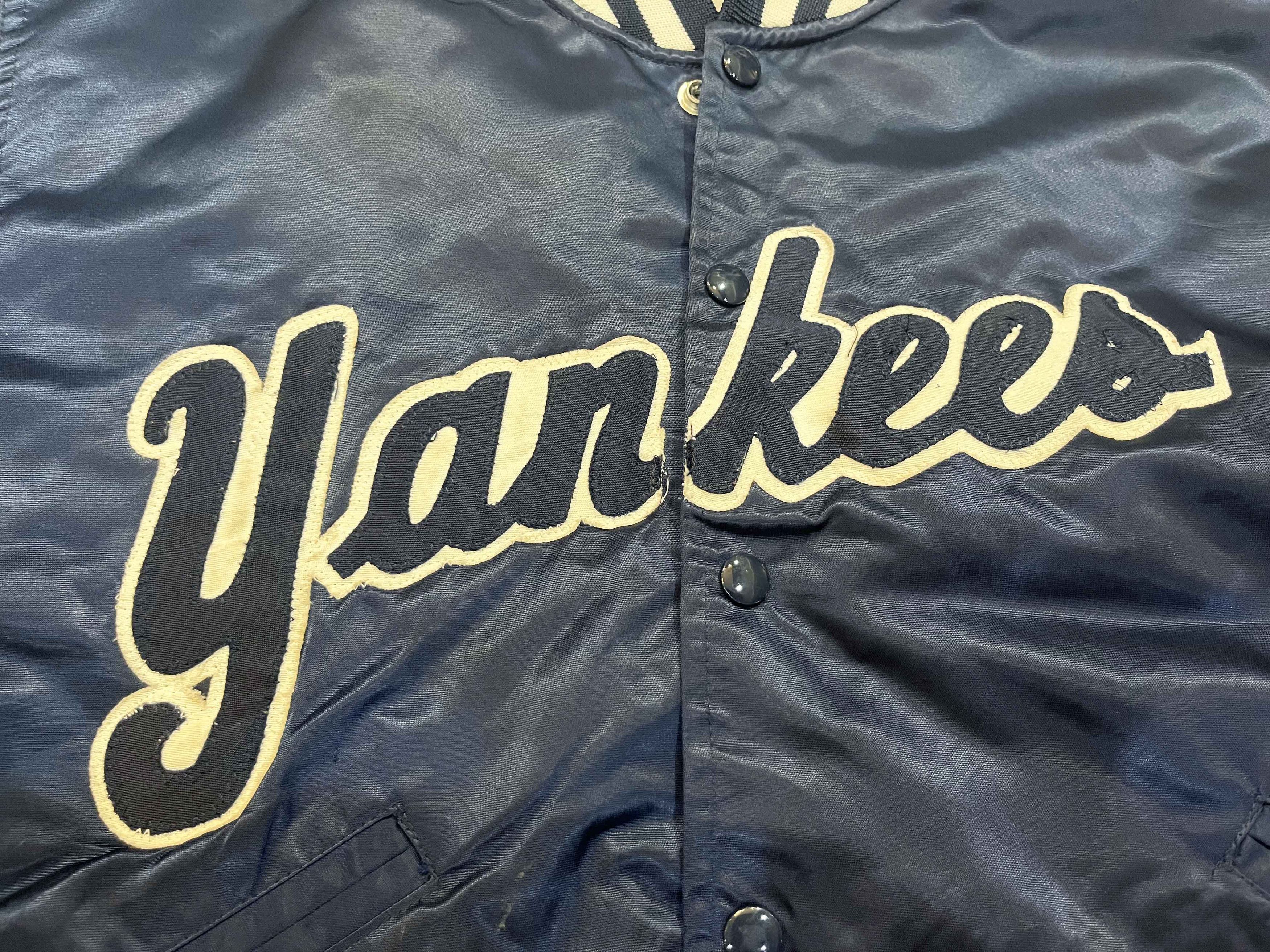 MLB × New York Yankees × Vintage Vintage Felco MLB New York Yankees Bomber Satin Jacket Size US M / EU 48-50 / 2 - 2 Thumbnail