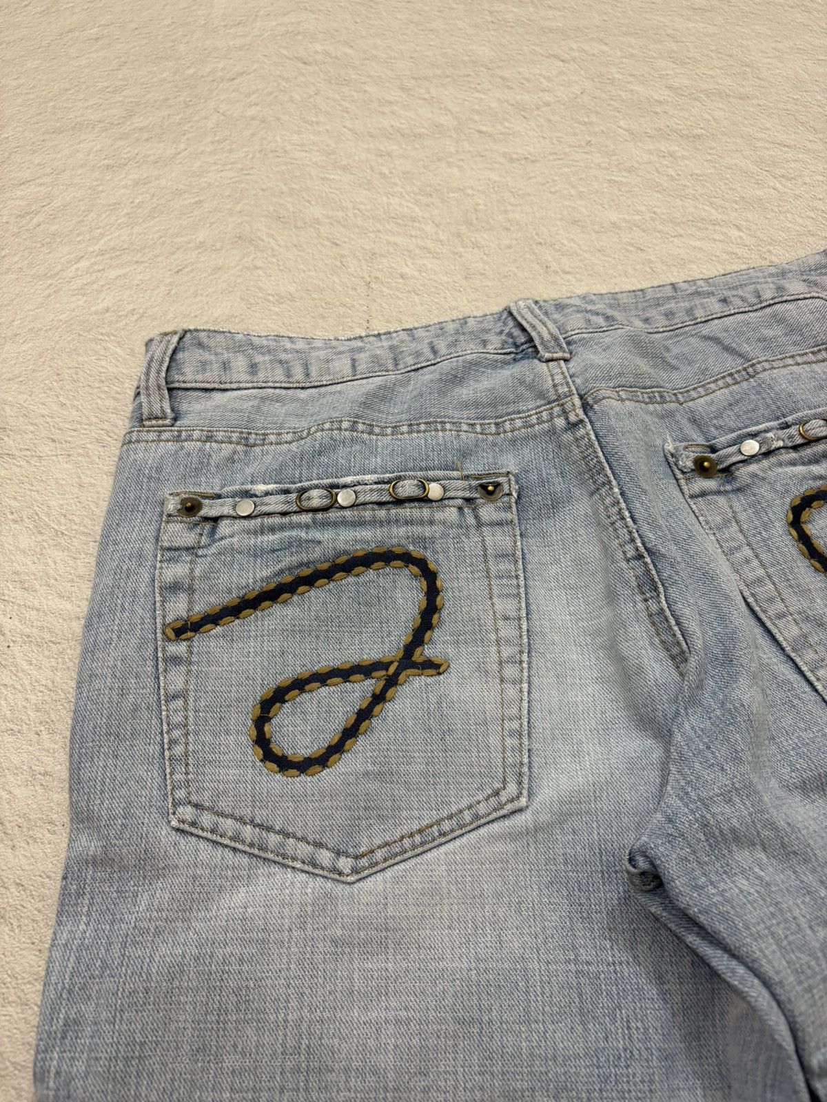 Hysteric Glamour 2000s Studet punk japan bootcut Denim y2k style Size US 33 - 3 Thumbnail