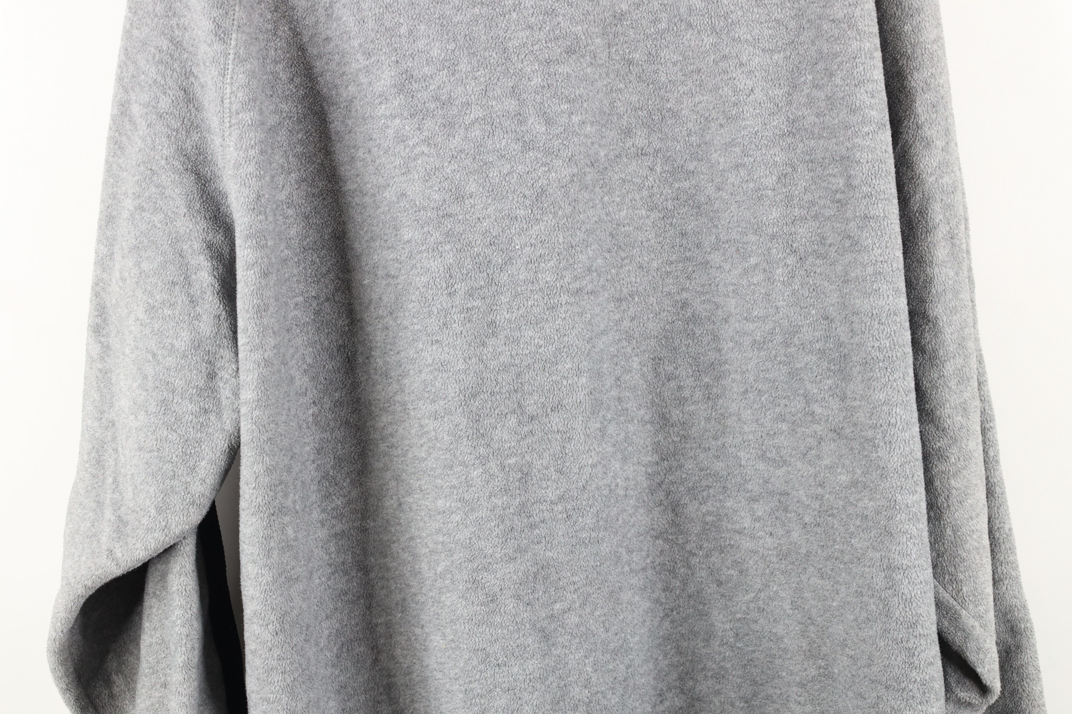 Gap × Vintage Vintage 90s Gap Half Zip Fleece Pullover Sweater Gray Size US XL / EU 56 / 4 - 10 Thumbnail