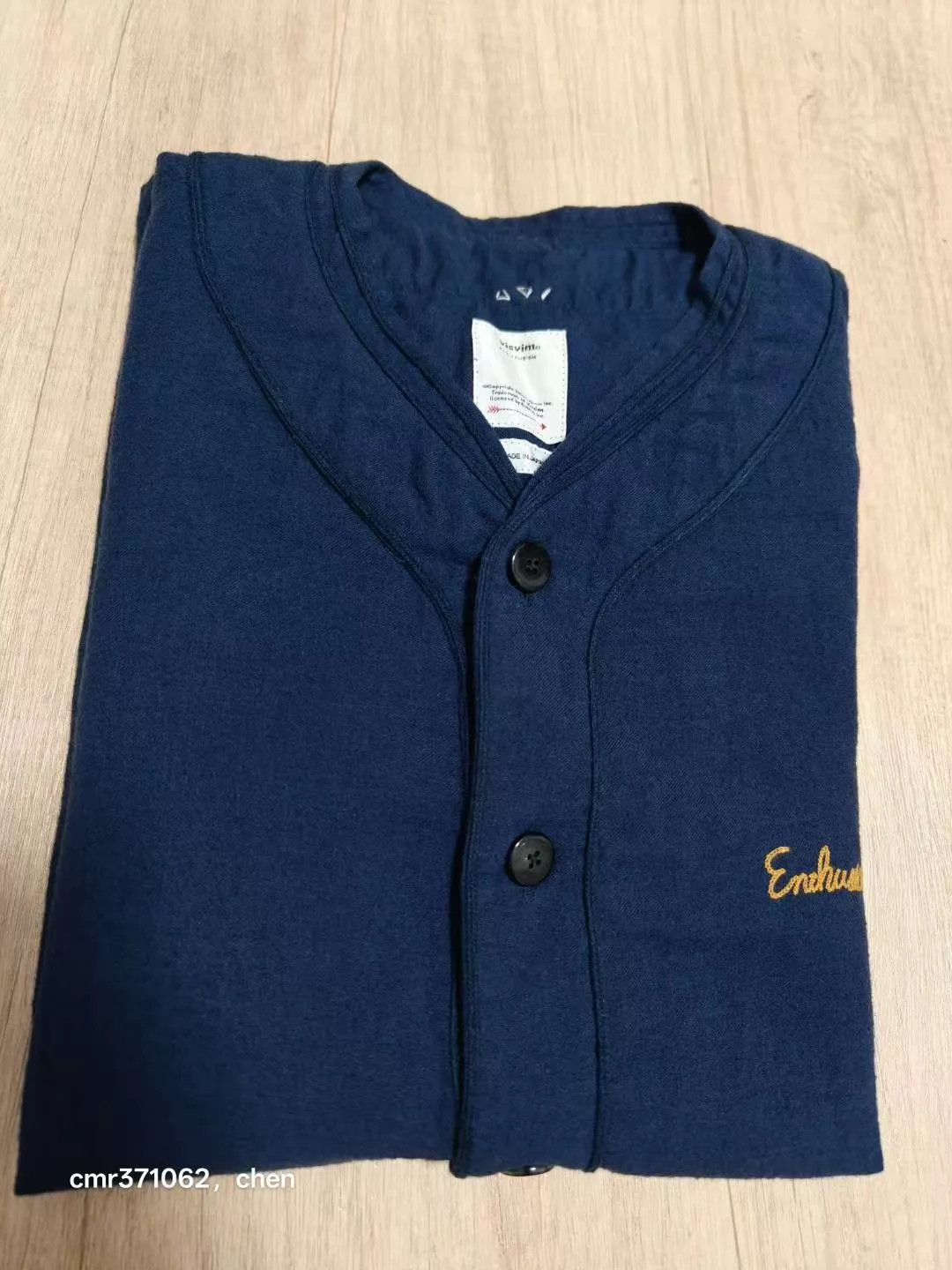 Visvim VISVIM 19AW Embroidered DUGOUT SHIRT Navy 7/8 Sleeve Size 4 Size US XL / EU 56 / 4 - 9 Thumbnail
