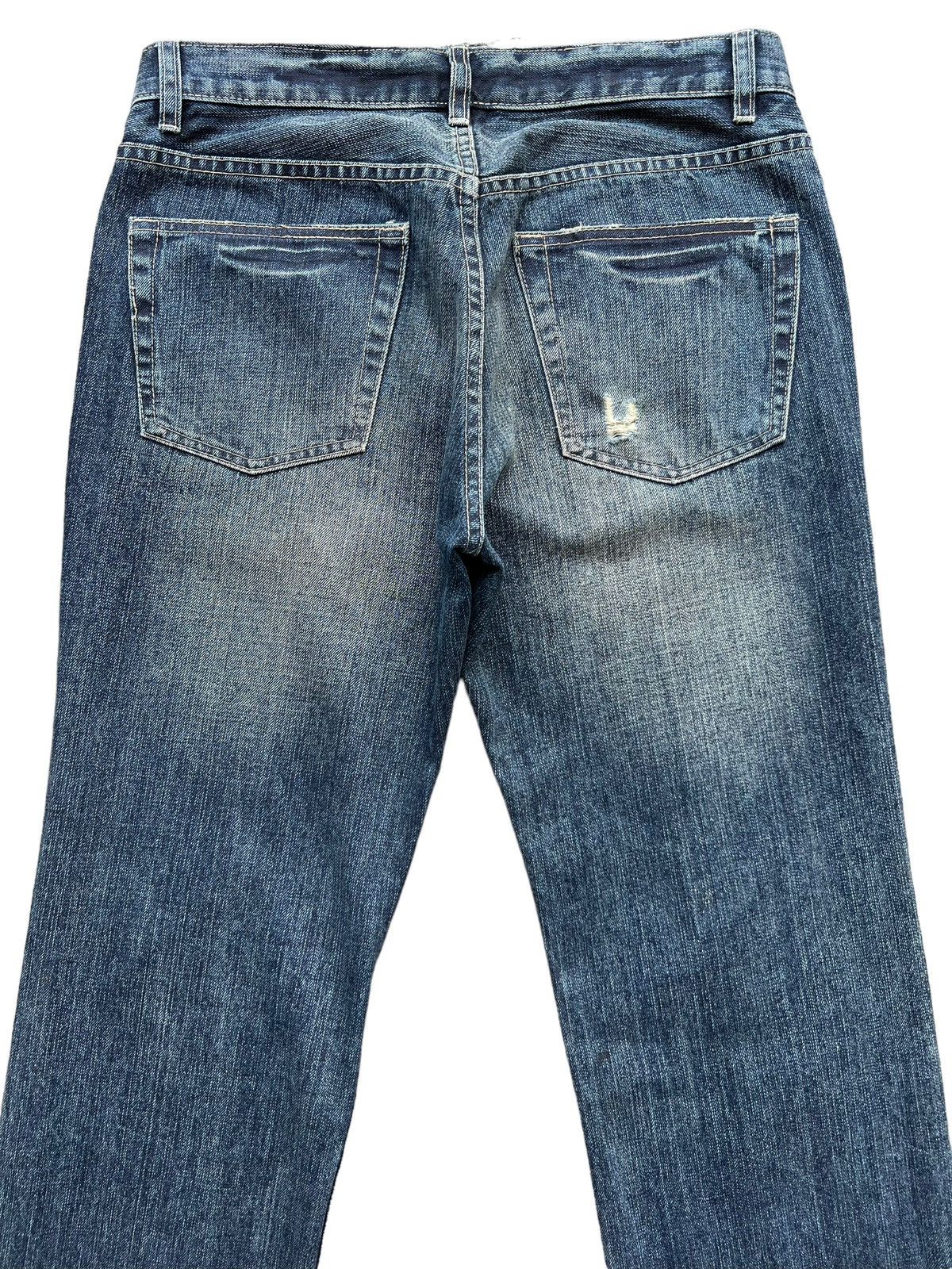 Japanese Brand Japanese Brand Distressed Ripped Faded Denim Jeans 34x34.5 Size US 34 / EU 50 - 4 Thumbnail