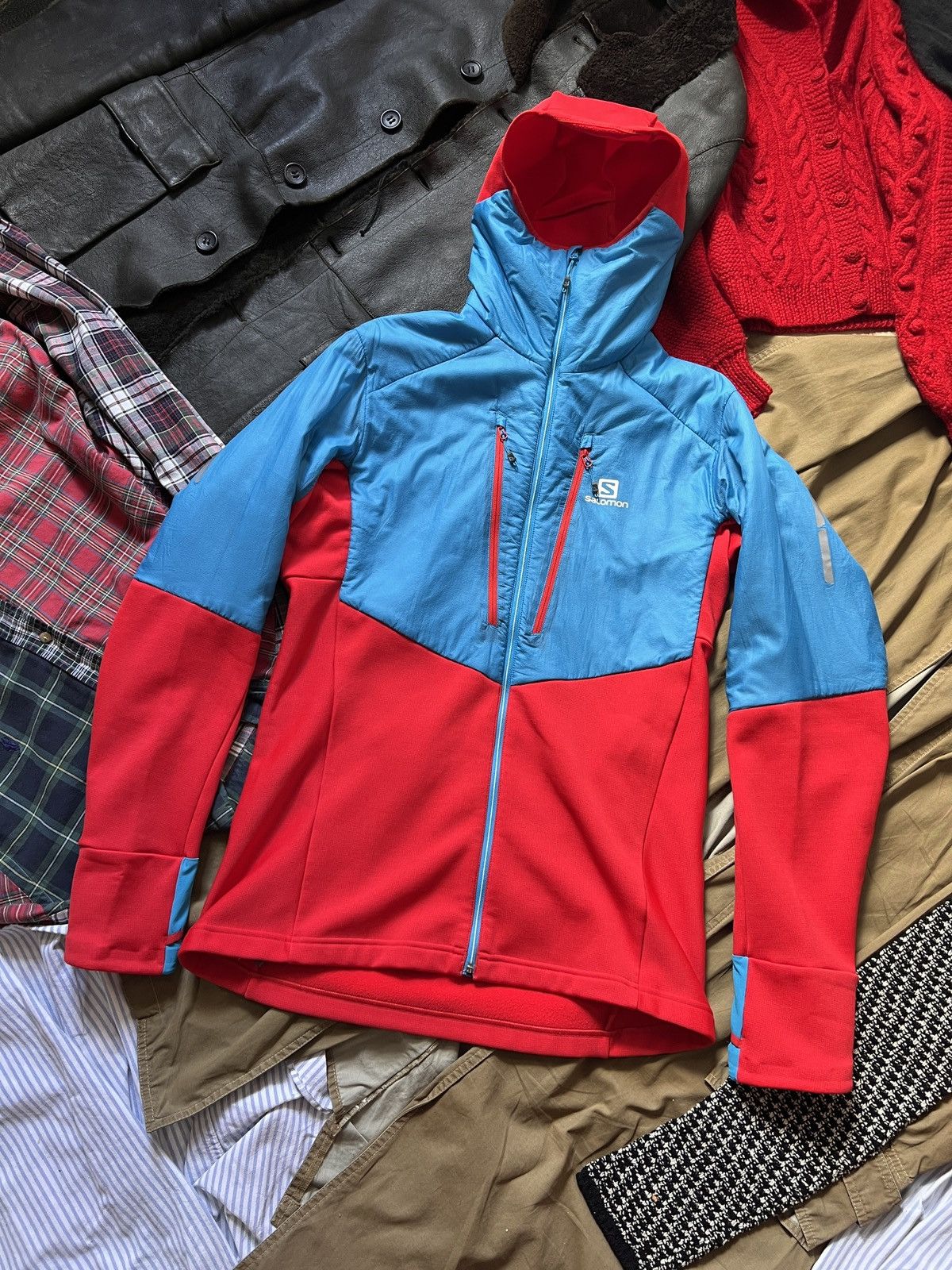 Salomon Salomon Drifter Air Mid Polartec Pertex Quantum Jacket Size US M / EU 48-50 / 2 - 1 Thumbnail