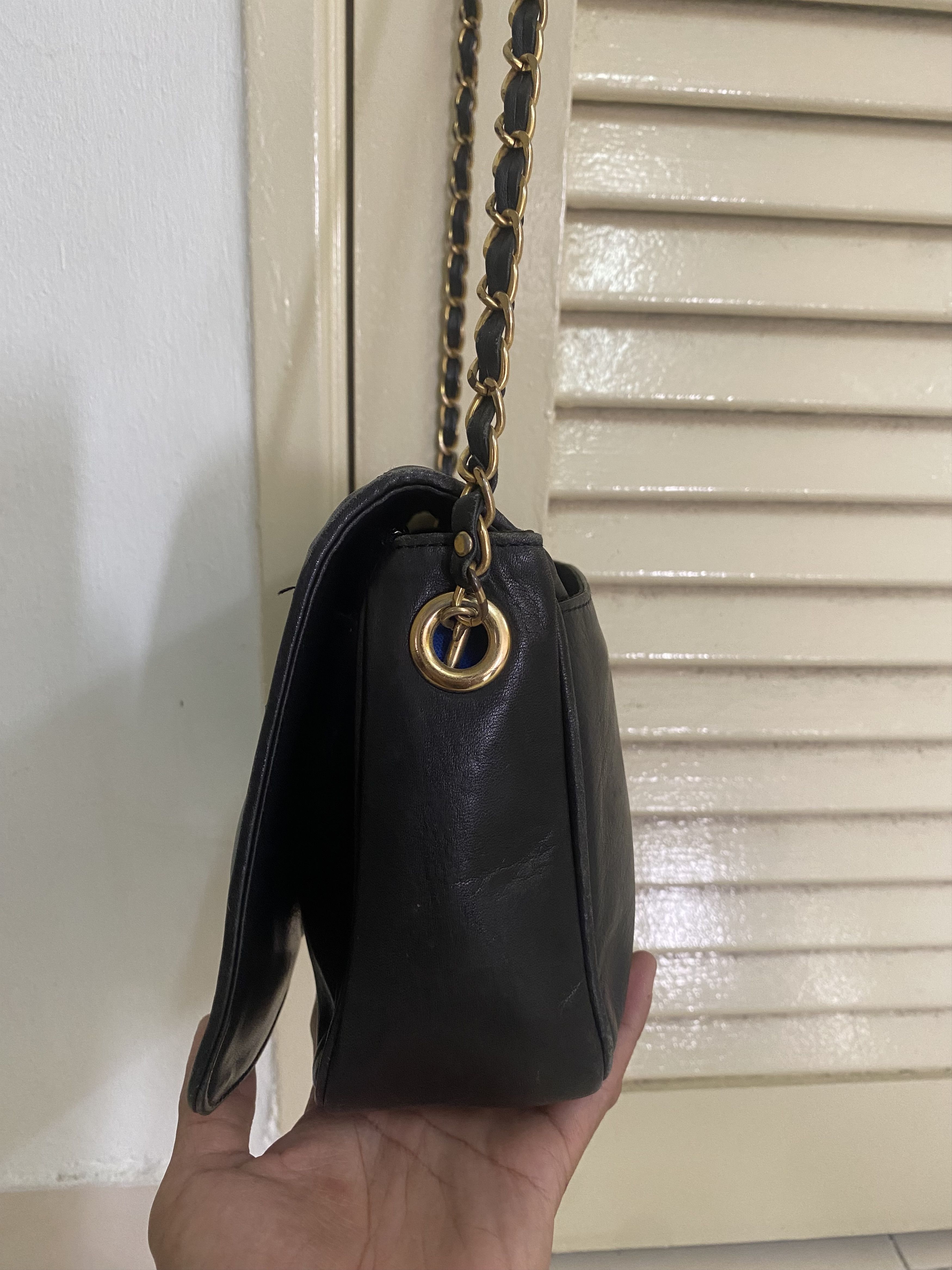 Moschino Moschino Calf Leather Love Shape Quilted Shoulder Bag Size ONE SIZE - 5 Thumbnail