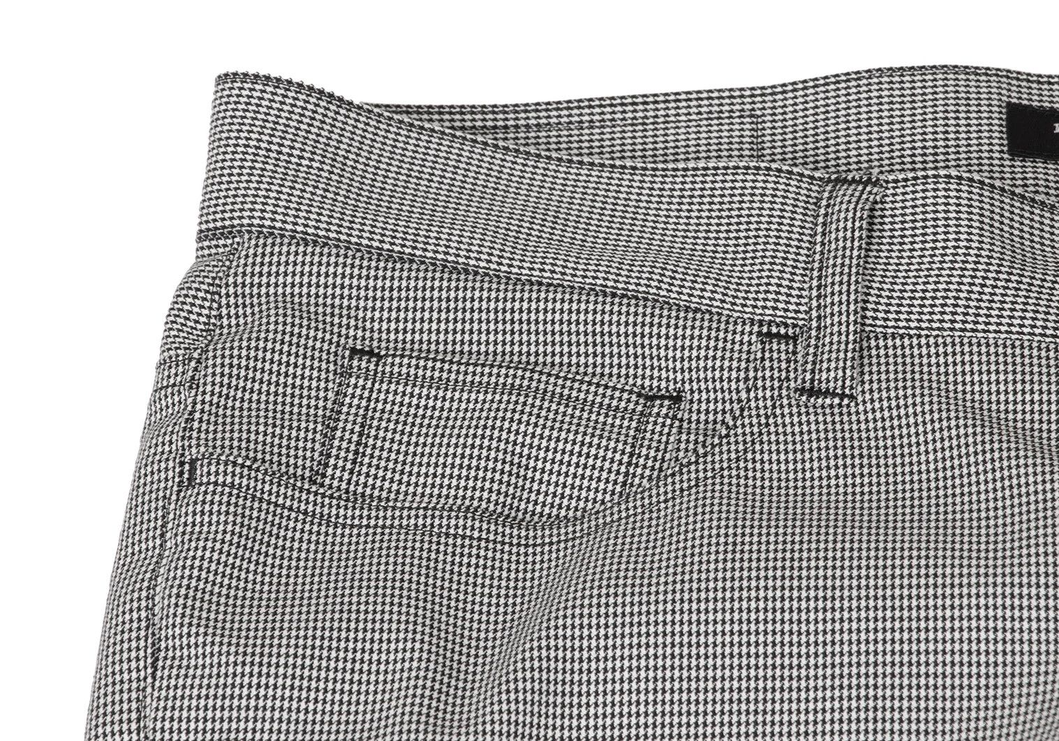 Burberry Cotton/Polyester Puppy Tooth Pants in Black and White Size US 38 / EU 54 - 4 Thumbnail