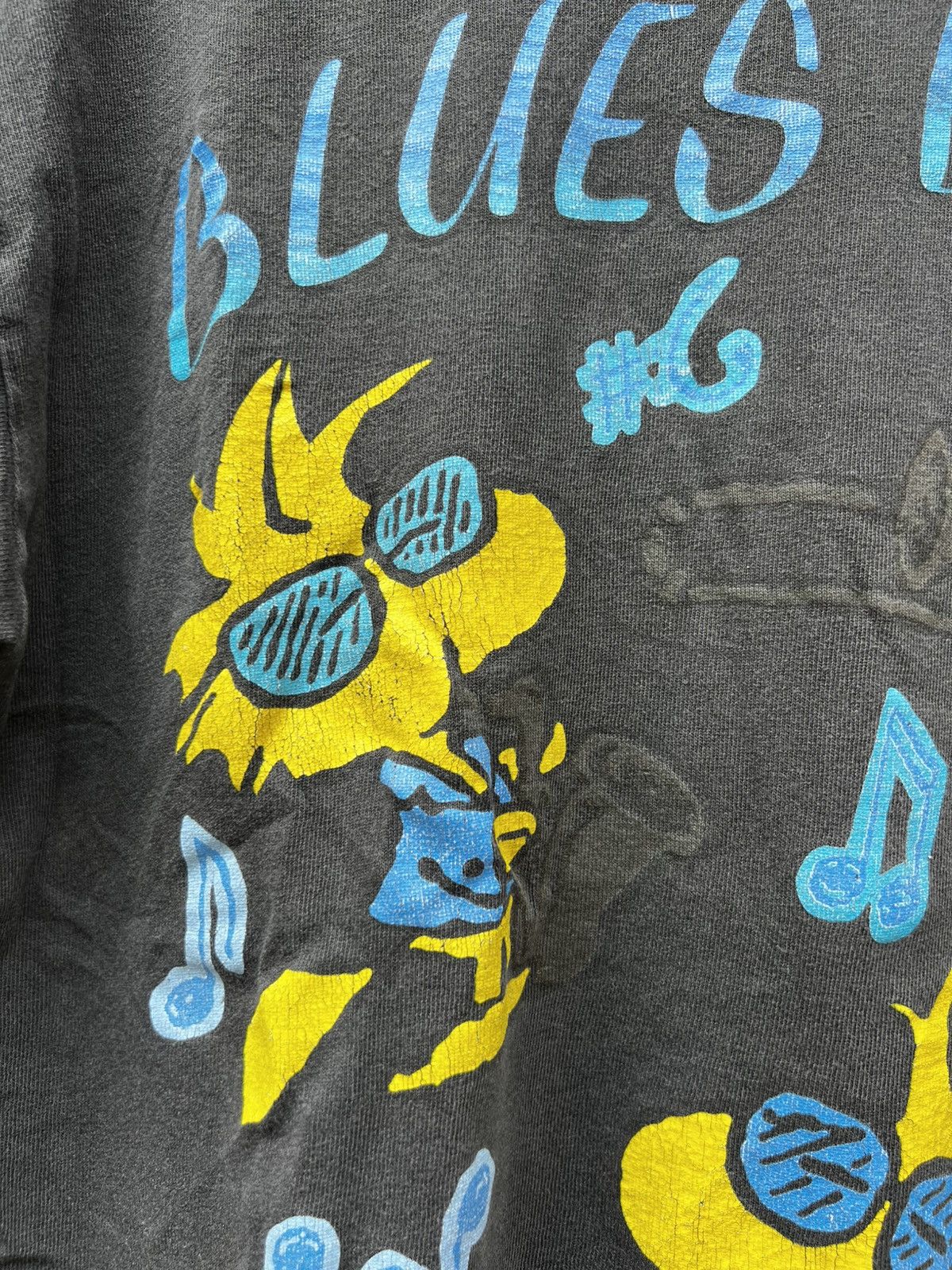 Vintage Peanuts Woodstock Blues Birds t-Shirt Touch of Gold