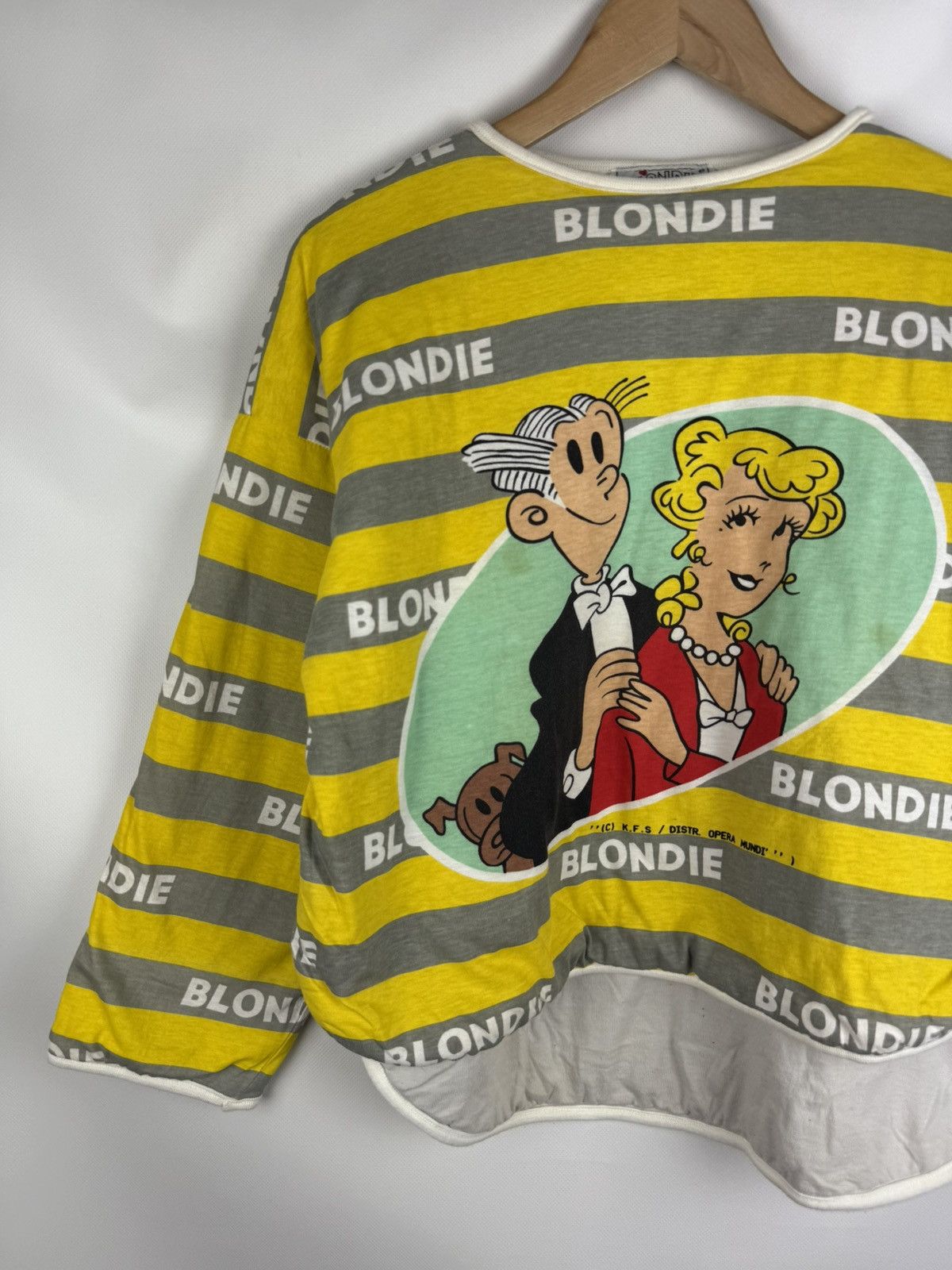 Vintage VTG Blondie Comic Strip Dagwood Daisy Sweatshirt Pullover Size XL / US 12-14 / IT 48-50 - 2 Thumbnail