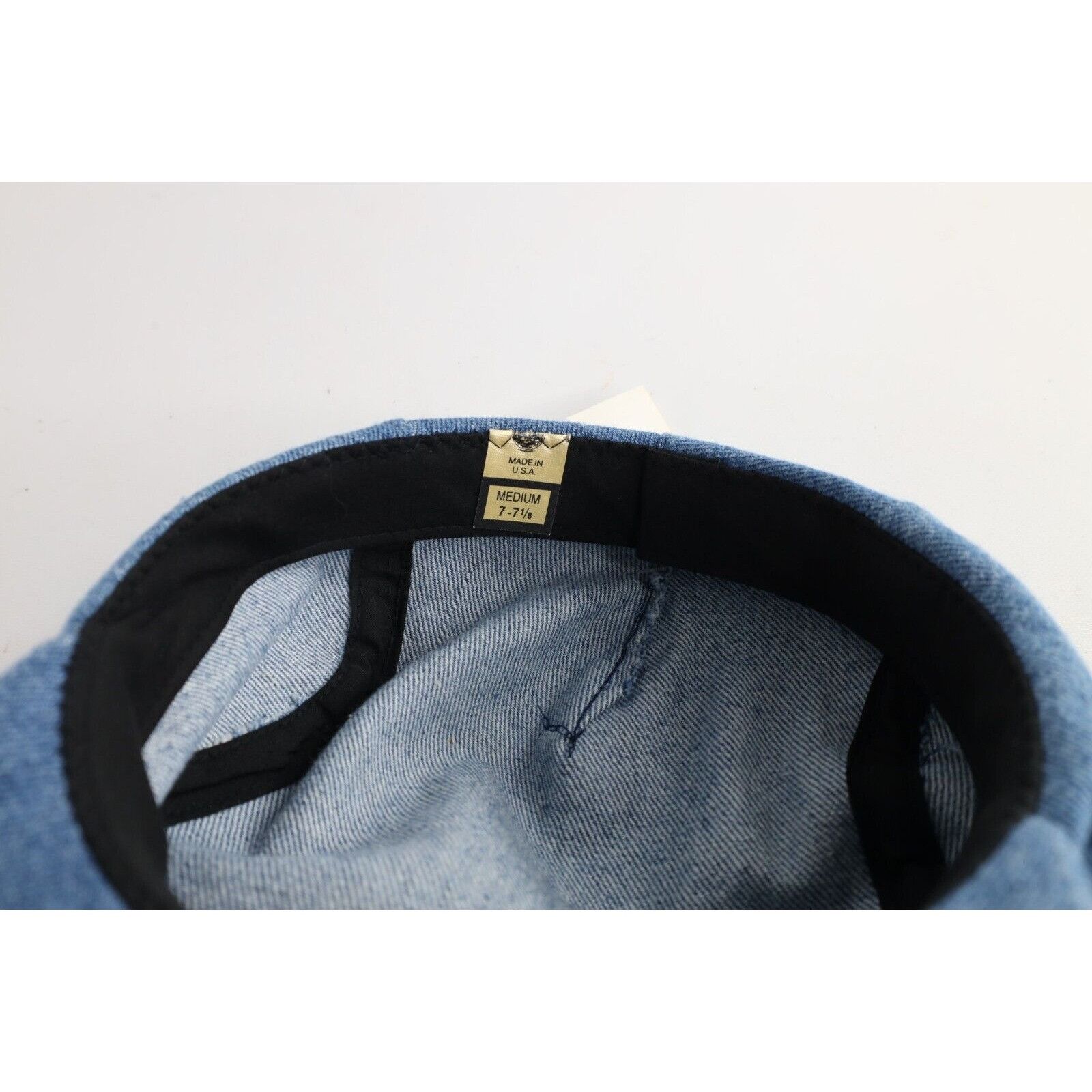 Vintage Deadstock Vintage 70s Streetwear Denim Jean Newsboy Cap Size ONE SIZE - 6 Thumbnail