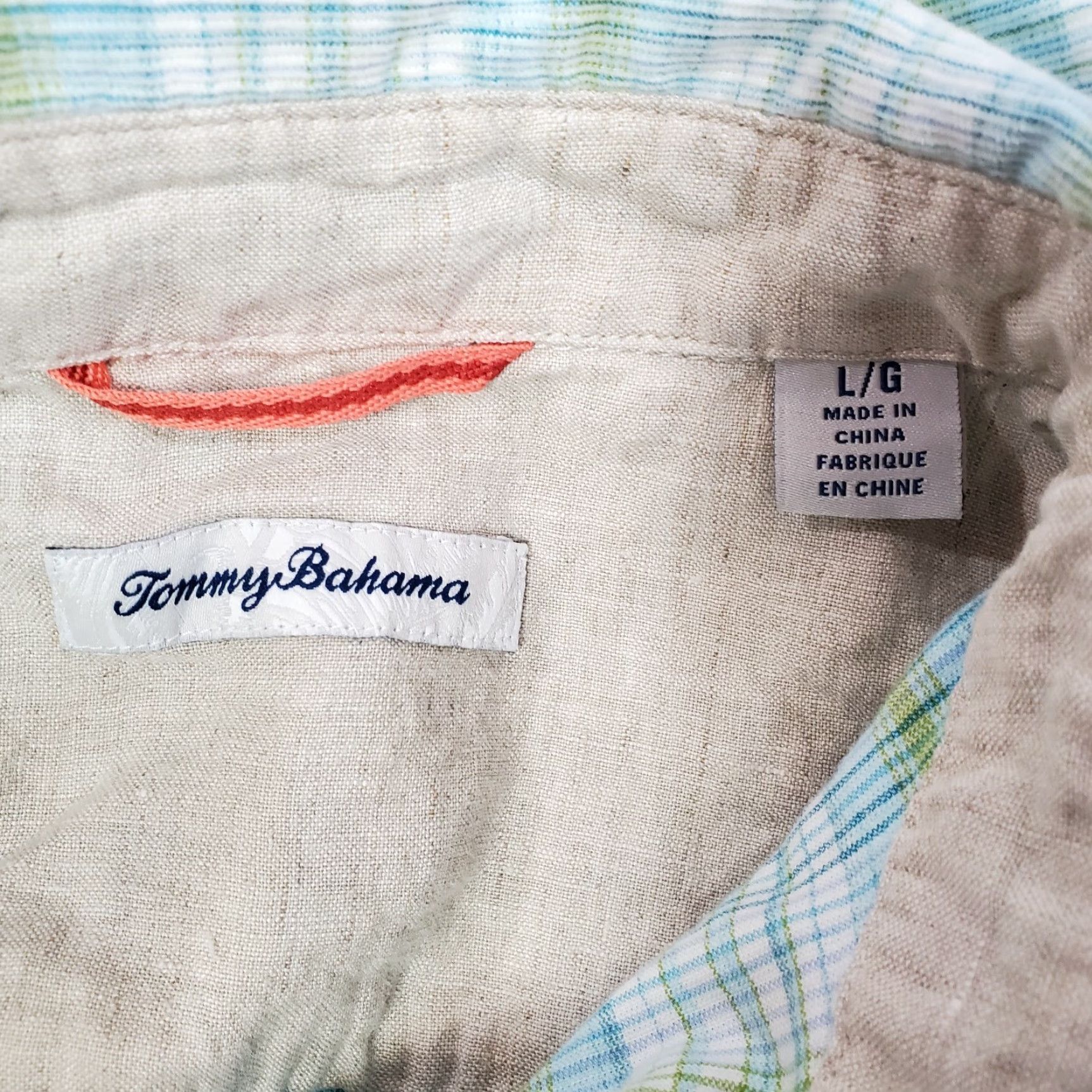 Tommy Bahama **Tommy Bahama White Plaid Button-Up Shirt Mens Large** User: Tommy Bahama White Plaid Button-Up Shirt Mens Large Size US L / EU 52-54 / 3 - 6 Thumbnail