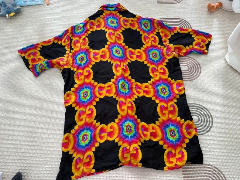 Gucci Gucci Short-sleeved shirt 2503-Nextarrow Size US S / EU 44-46 / 1 - 2 Thumbnail