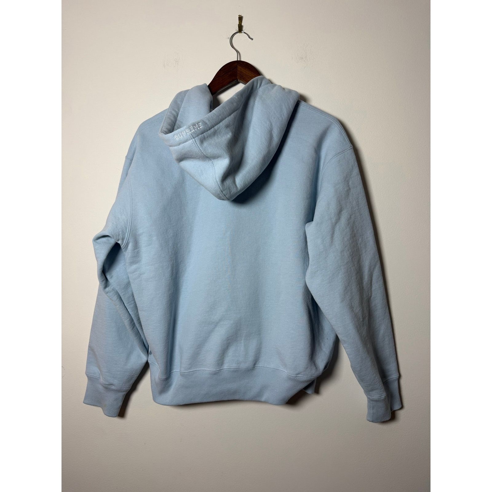 Supreme Supreme S Logo Zip Up Hooded Sweatshirt 'Light Blue' Size US S / EU 44-46 / 1 - 3 Thumbnail