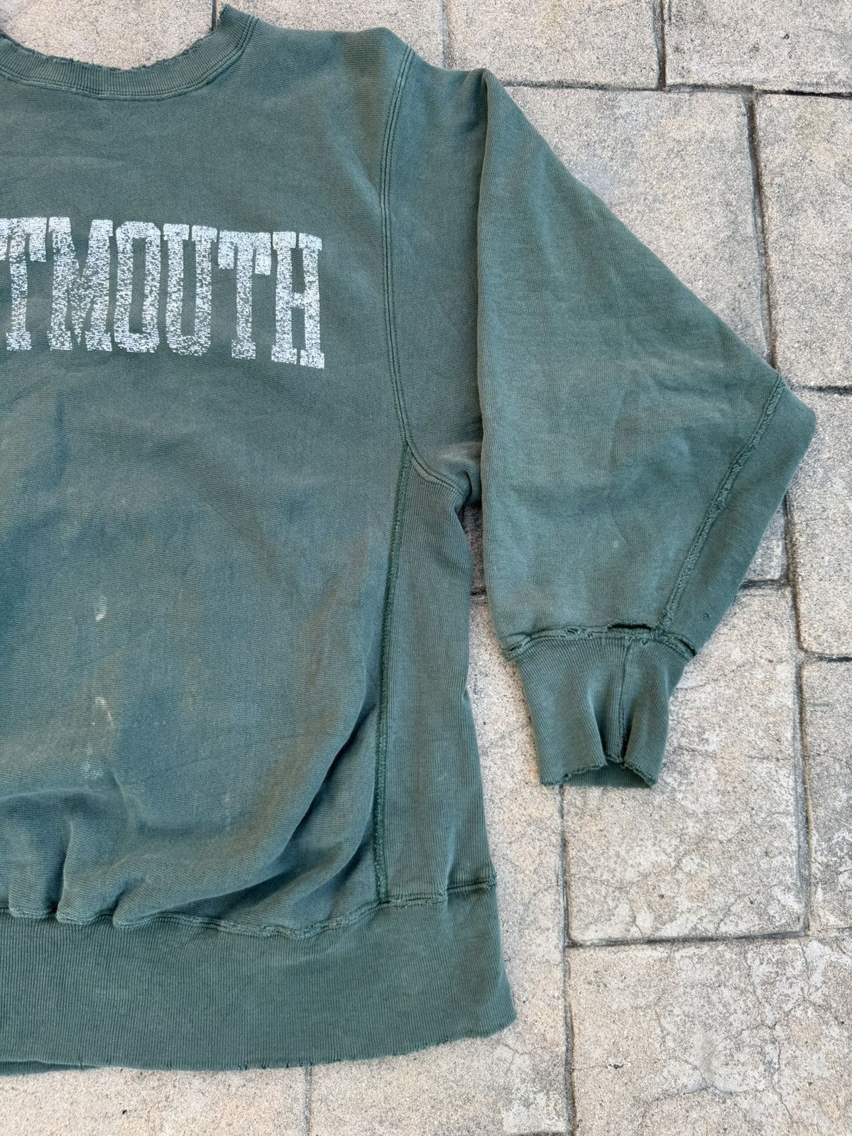 Champion vtg 80s CHAMPION reverse weave warmup sweatshirt Dartmouth Size US L / EU 52-54 / 3 - 4 Thumbnail