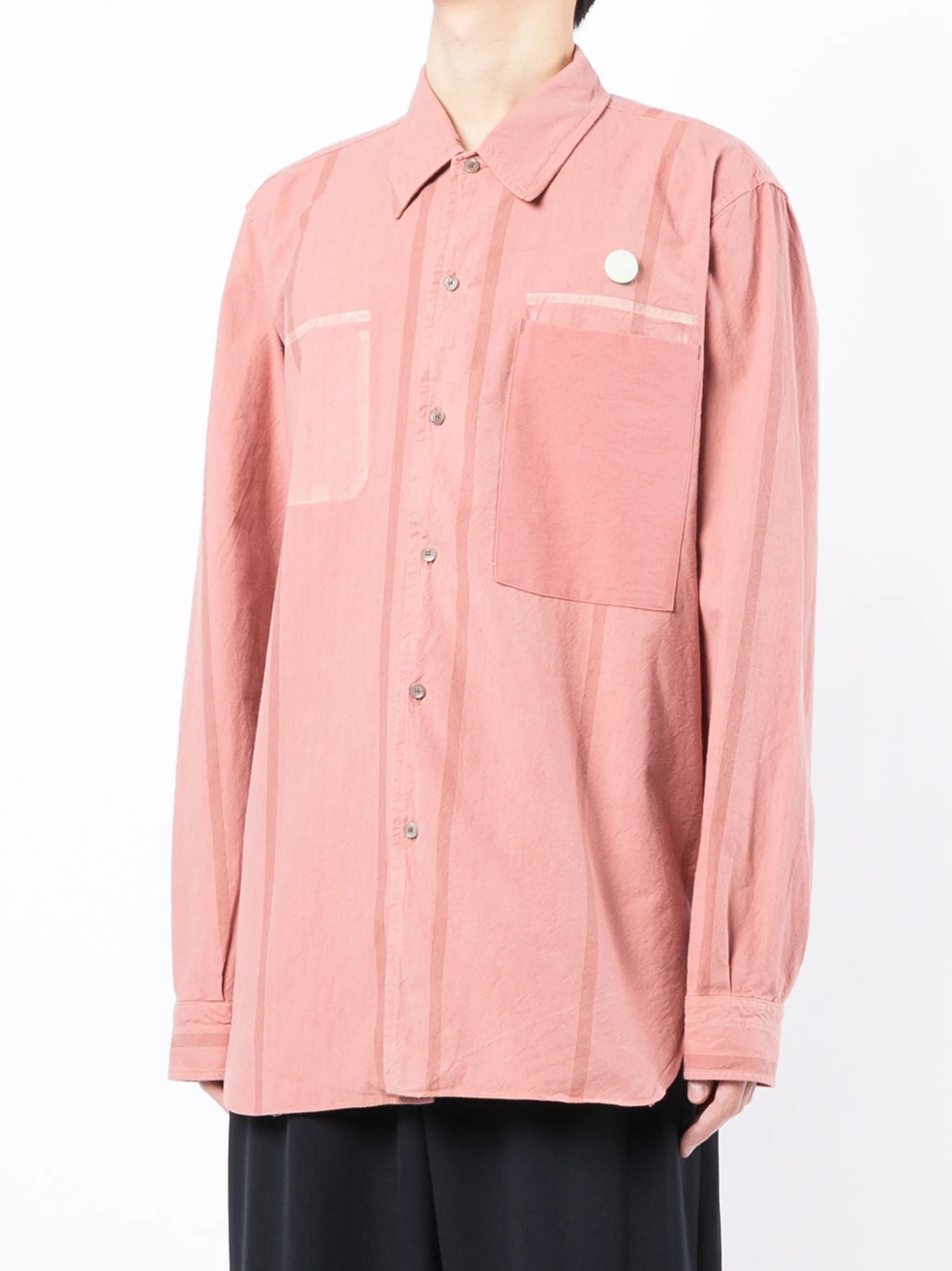 OAMC o1y0225 Striped Shirt in Pink Size US XS / EU 42 / 0 - 3 Thumbnail