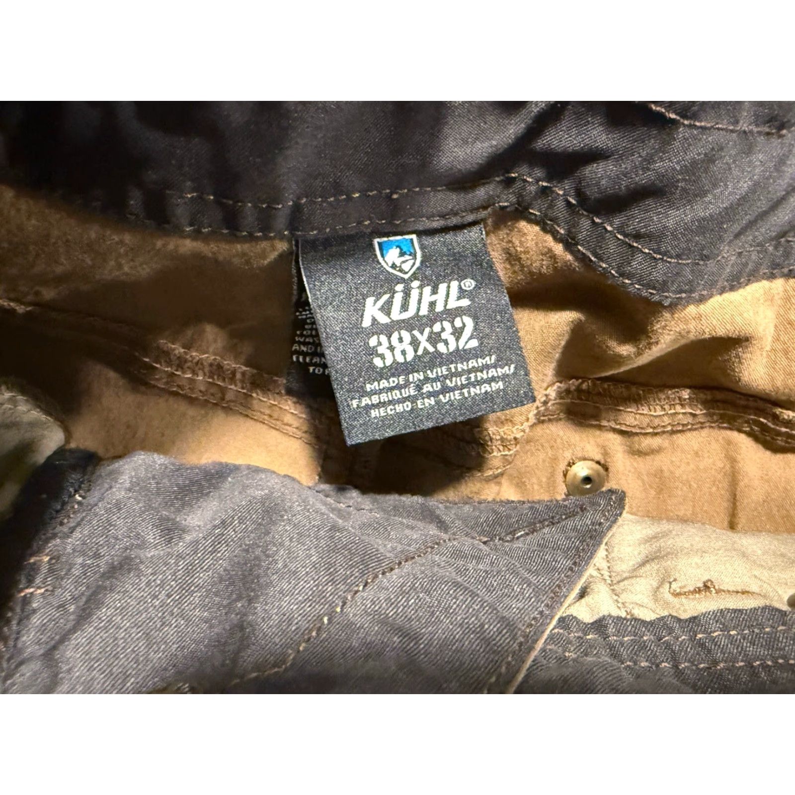 Vintage KUHL Revolvr Pants Men 38x32 Hiking Outdoor Khaki Vintage Patina Size US 38 / EU 54 - 6 Thumbnail
