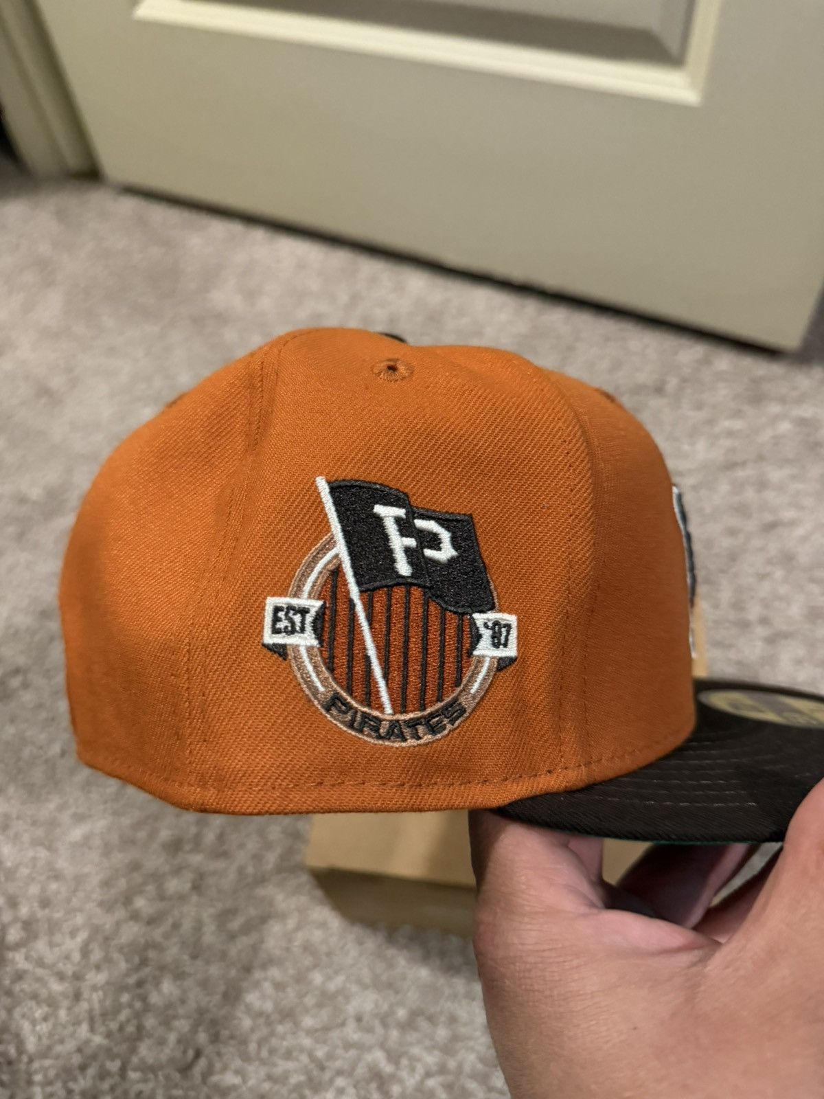 New Era 7 1/4 New Era Pittsburgh Pirates Masked Jolly Roger Fitted Size ONE SIZE - 3 Thumbnail