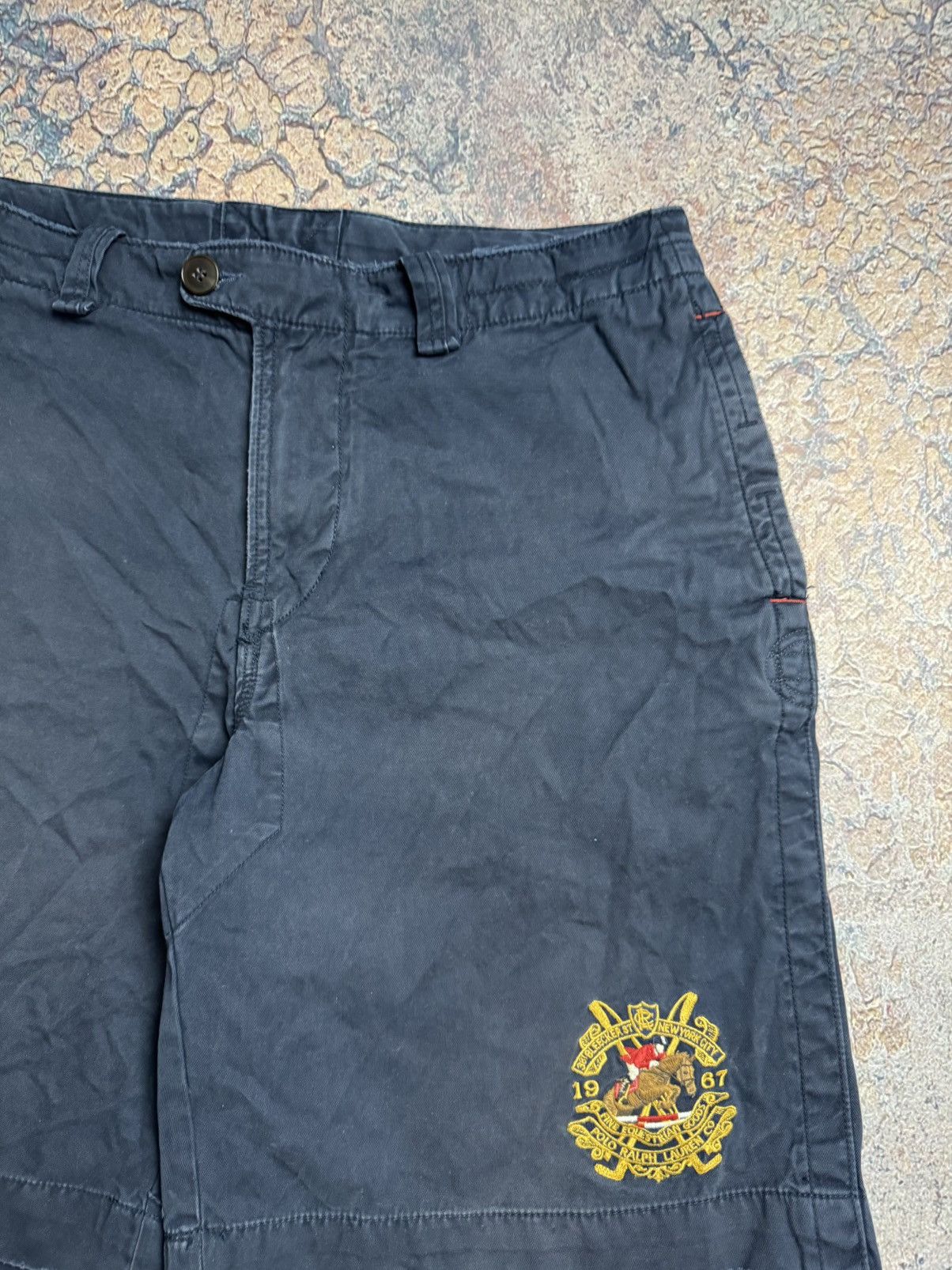 Polo Ralph Lauren Vintage Polo Ralph Lauren Mercer Club PRL BIG logo Shorts Size US 34 / EU 50 - 6 Thumbnail