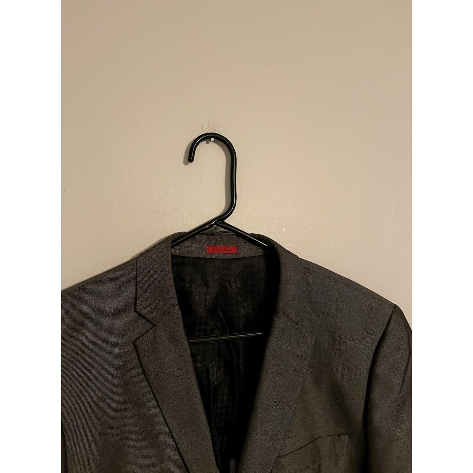 John Varvatos John Varvatos USA Blazer Jacket - Polyester Rayon Gray - Men's 42R Size 42R - 2 Thumbnail