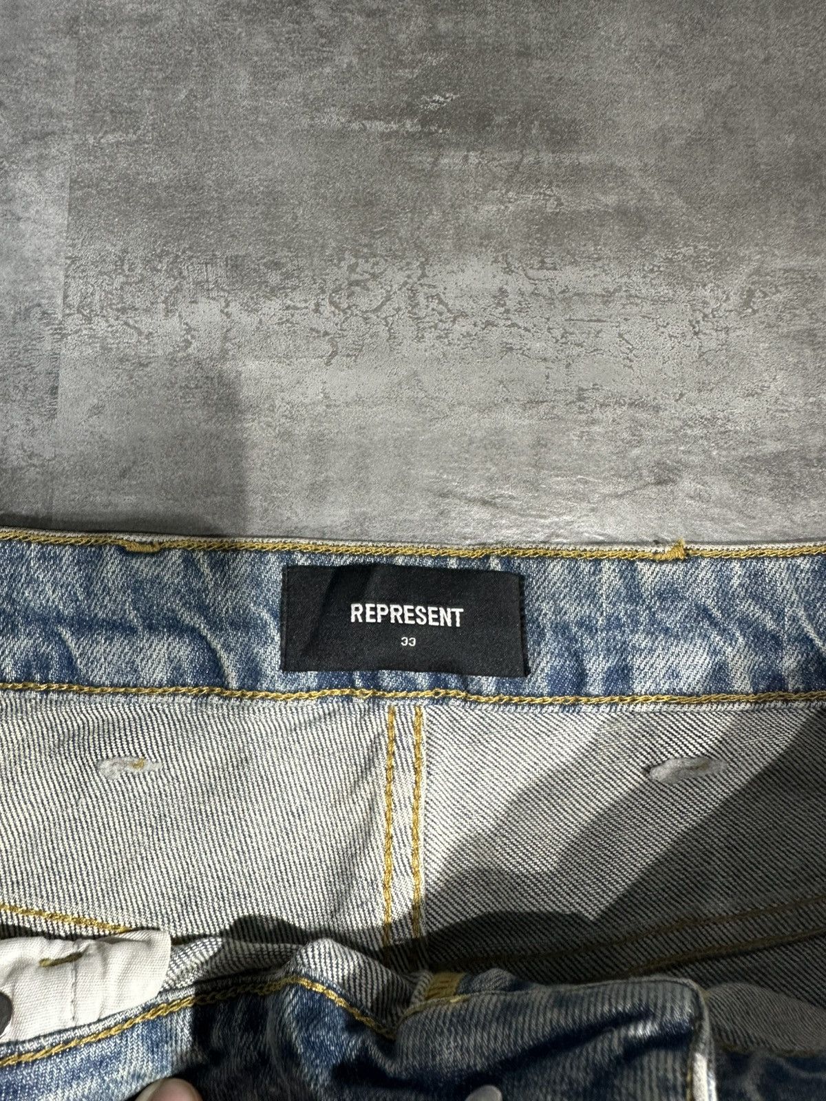 Represent Clo. Represent R3 Cargo Denim Jeans Size US 33 - 7 Thumbnail