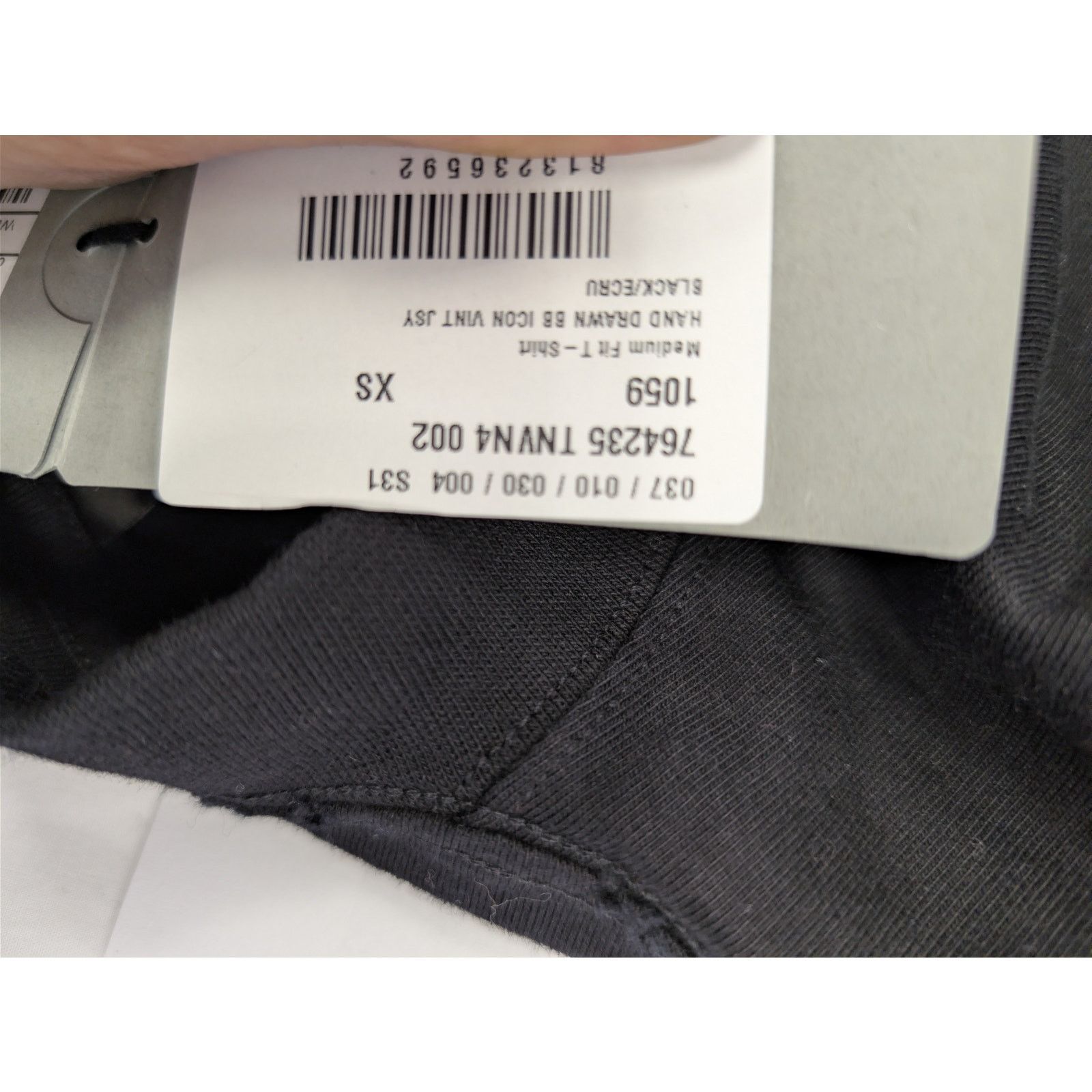 Balenciaga o1rshd1 Hand Drawn BB Icon Vintage Jersey Medium Fit T-Shirt Size US XS / EU 42 / 0 - 24 Thumbnail