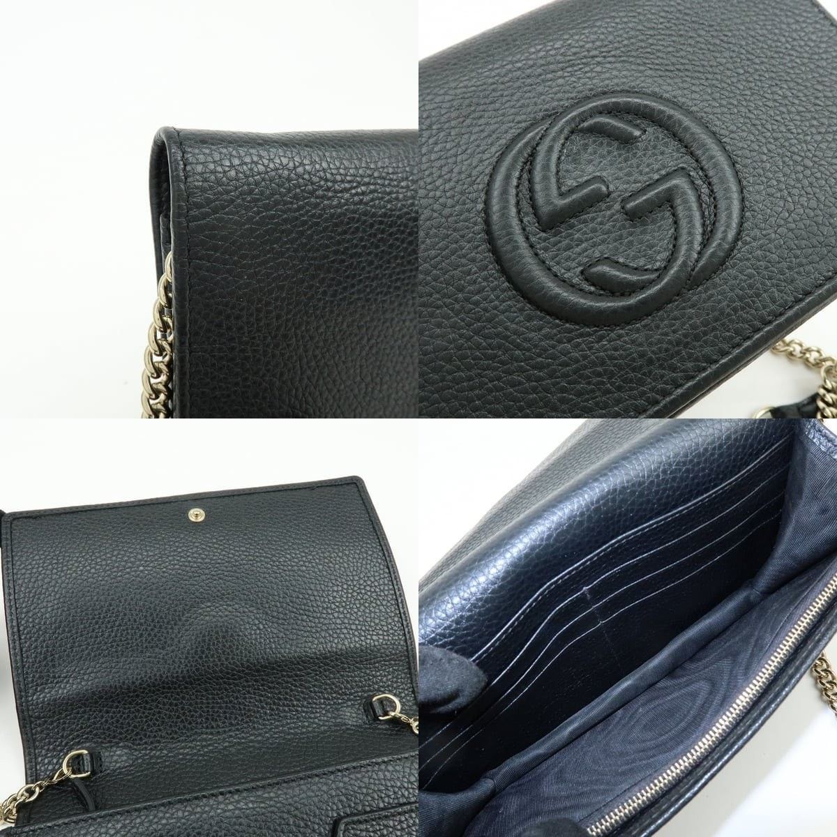 Gucci Gucci Soho Interlocking G Chain Wallet Crossbody Bag Size ONE SIZE - 6 Thumbnail