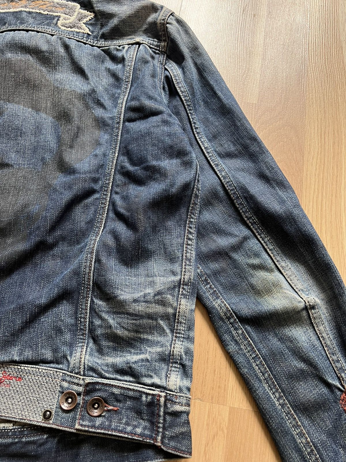 Pepe Jeans Vintage avant garde if six was nine style denim jacket 90s Size US M / EU 48-50 / 2 - 7 Thumbnail