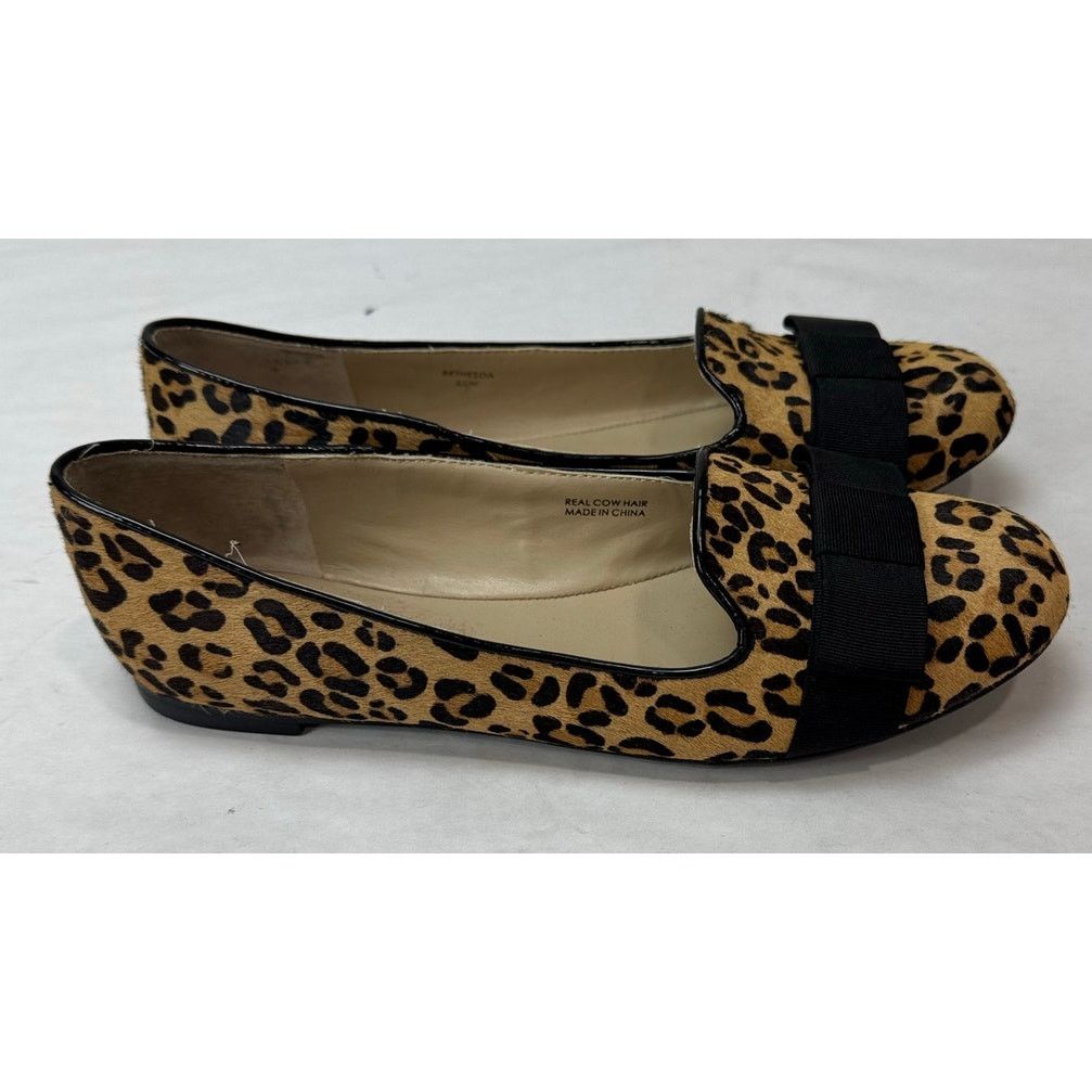 Ellen Tracy Vtg Cow Hair Ellen Tracy Leopard Ballet Flat Bethesda 6.5 Size US 6.5 / IT 36.5 - 1 Thumbnail