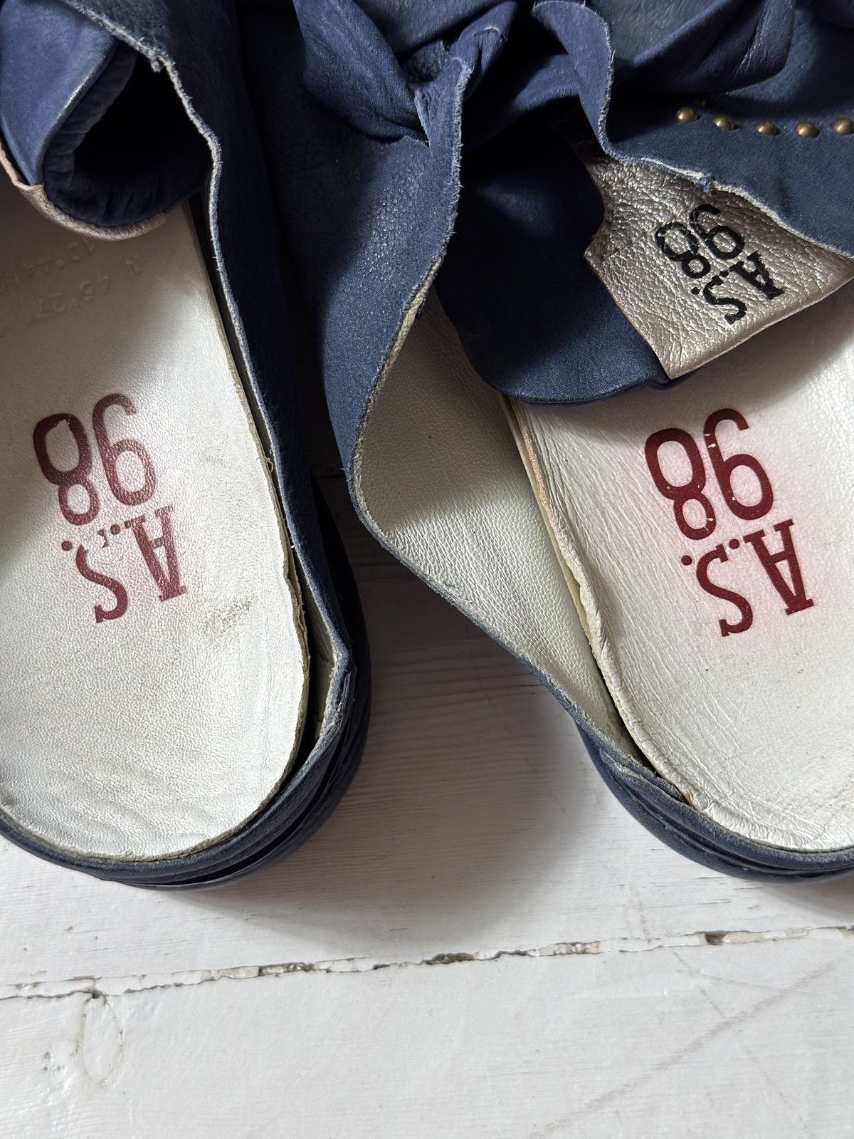 A.S.98 VINTAGE AS 98 2000s MULES Size US 10 / IT 40 - 8 Thumbnail