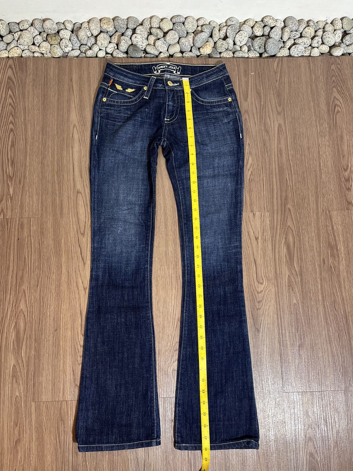 Robins Jeans Robins Jeans Y2K gold studded wing emboirdery Size US 27 - 17 Thumbnail