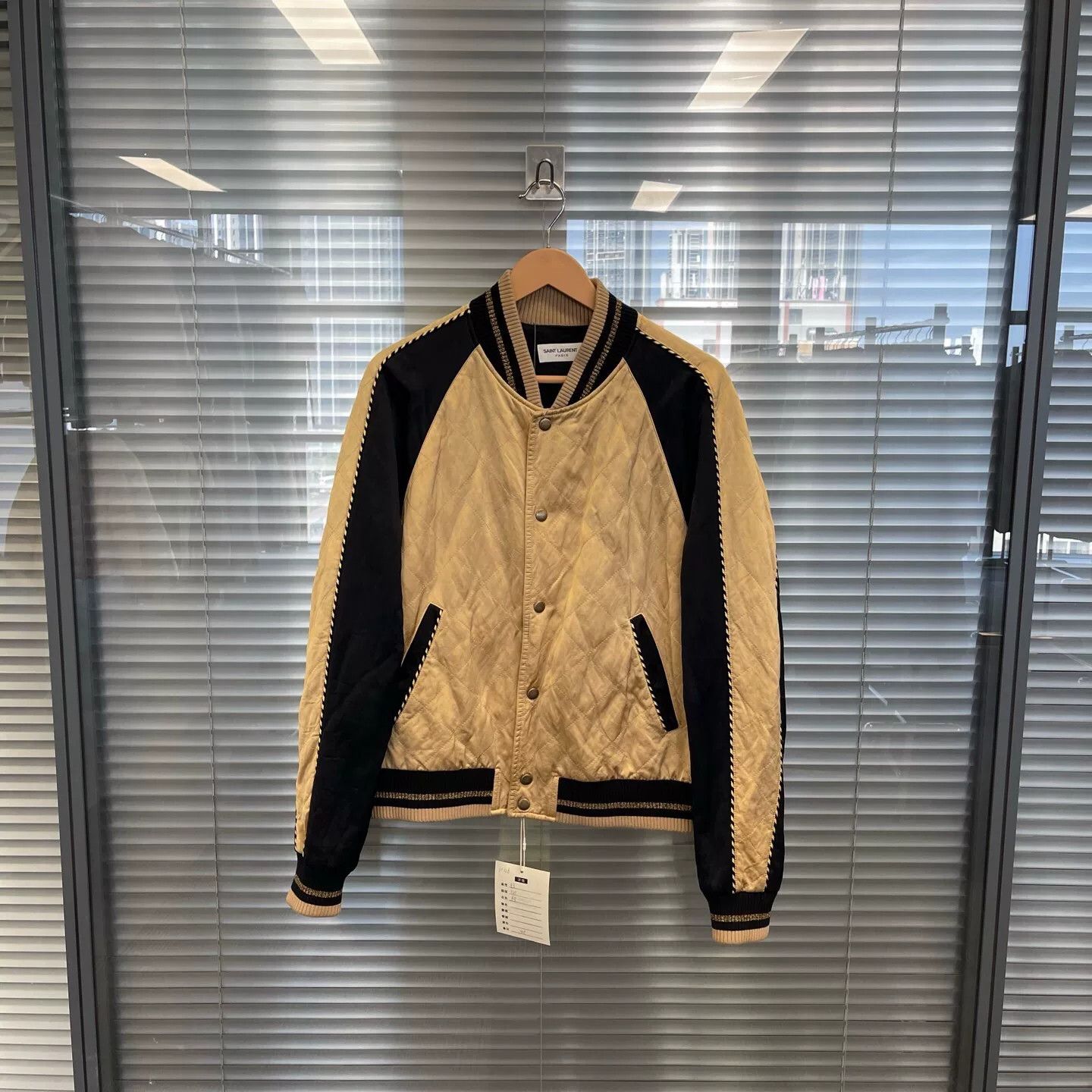 Saint Laurent Paris Saint Laurent Quilted Baseball Jacket Size US M / EU 48-50 / 2 - 1 Thumbnail