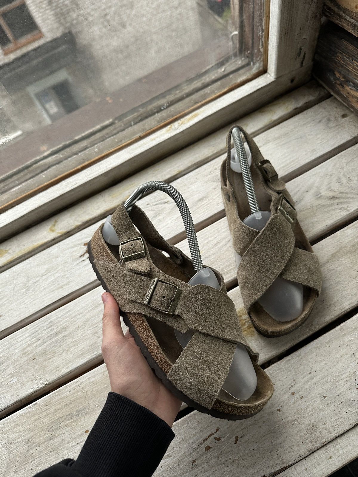 Birkenstock VNTG🚨 BIRKENSTOCK LUXURY Y2K RARE WOMEN SLIDES Size US 10 / IT 40 - 1 Thumbnail