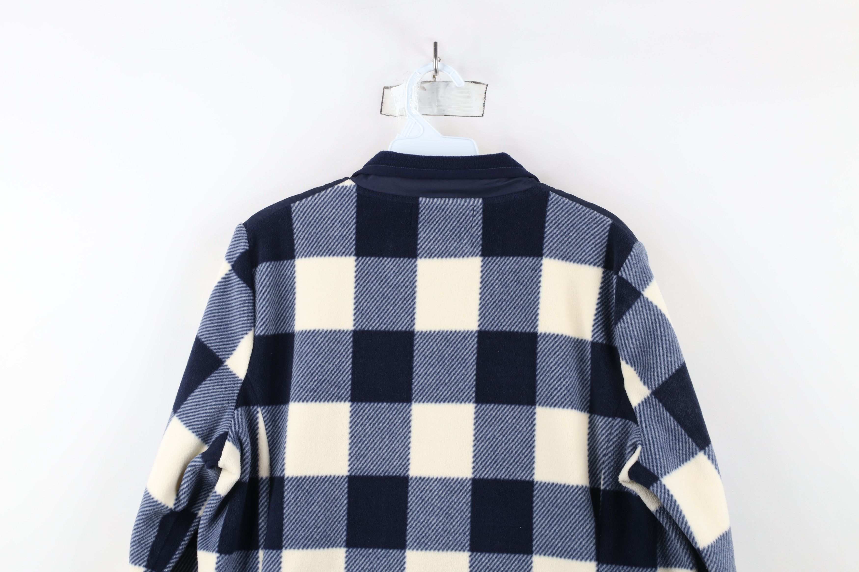 Ralph Lauren × Vintage Vintage 90s Ralph Lauren Quilted Fleece Full Zip Jacket Size L / US 10 / IT 46 - 13 Thumbnail
