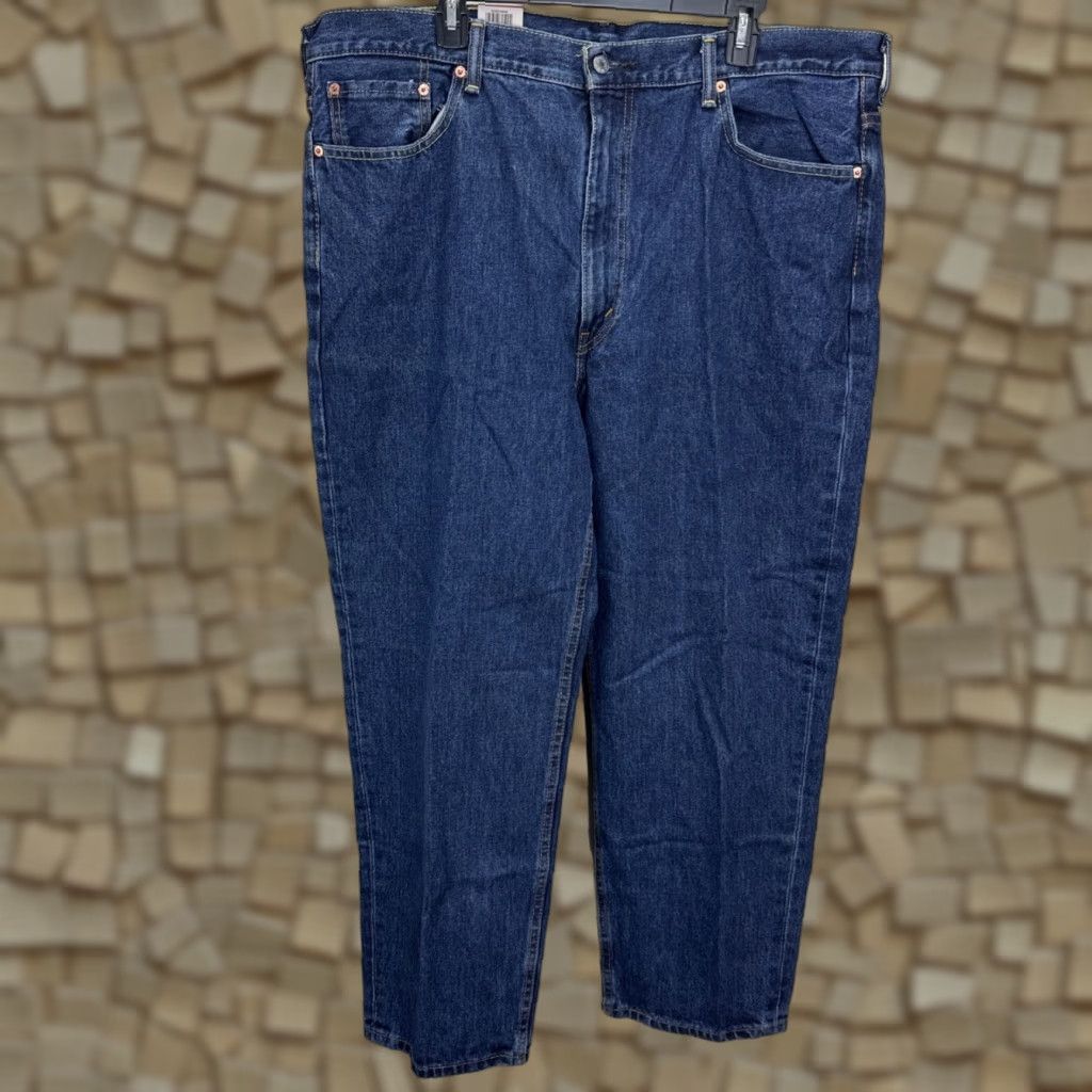 Levi's Levi's 550 Relaxed Fit Blue Jeans Men Size 42x30 Denim Dark Wash 5-Pocket Classic Size US 42 / EU 58 - 1 Thumbnail
