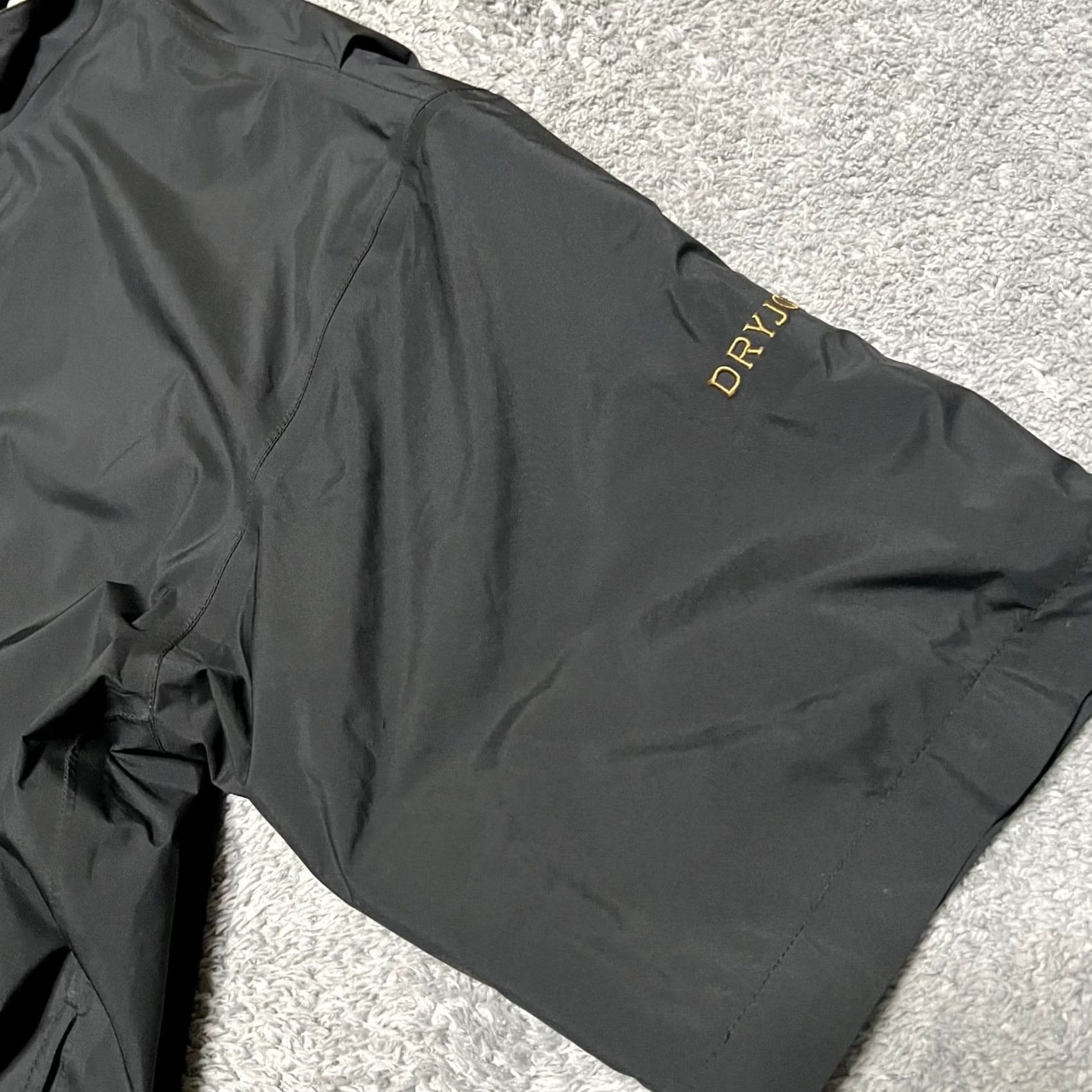 Footjoy FootJoy Jacket Mens Large Black DryJoys Golf Short Sleeve Windbreaker Size US 33 - 2 Thumbnail