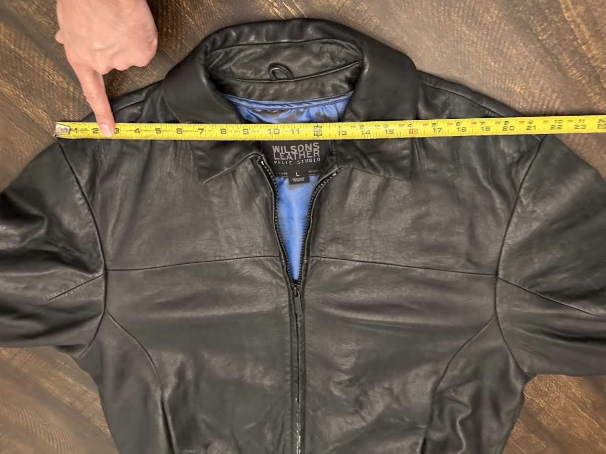 Wilsons Leather VTG Wilsons Leather Pelle Studio Leather Bomber Jacket-Large Size US L / EU 52-54 / 3 - 12 Thumbnail