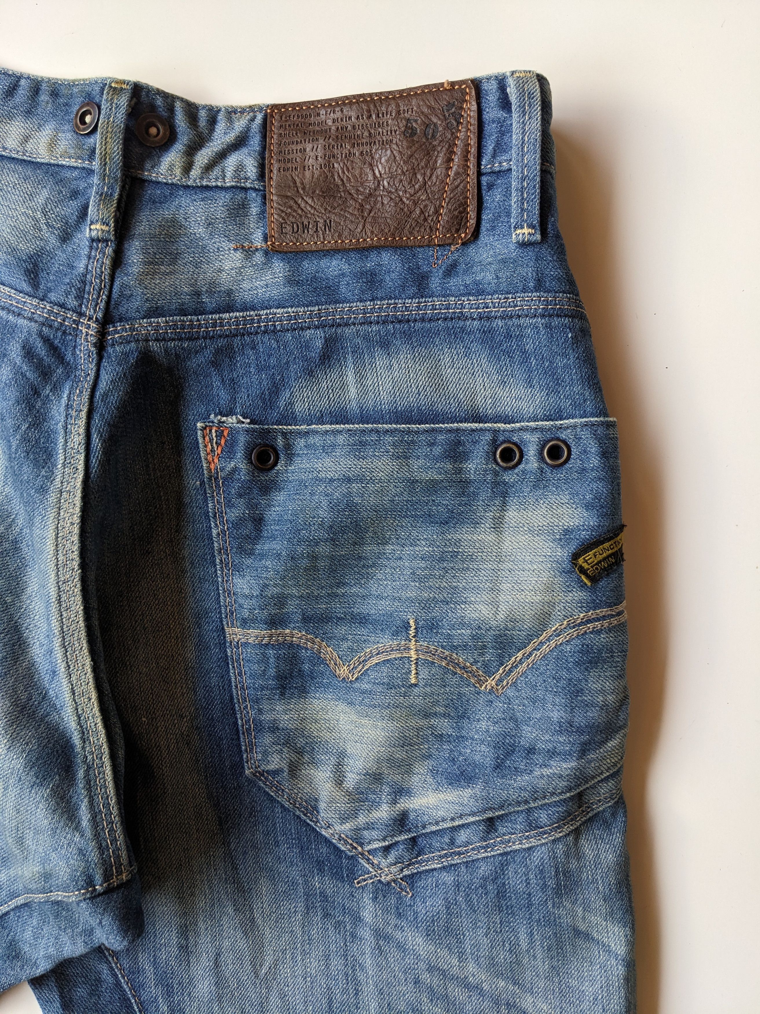 Edwin EDWIN faded wash curve leg Size US 28 / EU 44 - 6 Thumbnail