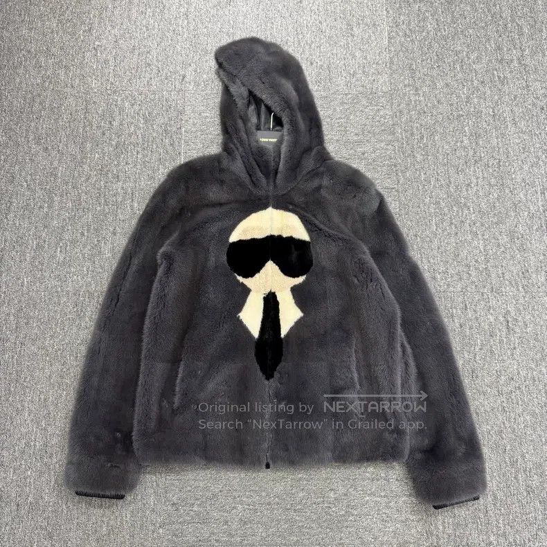 Fendi Fendi KaDeWe Leather and Fur Double-Sided Jacket Size US M / EU 48-50 / 2 - 1 Thumbnail
