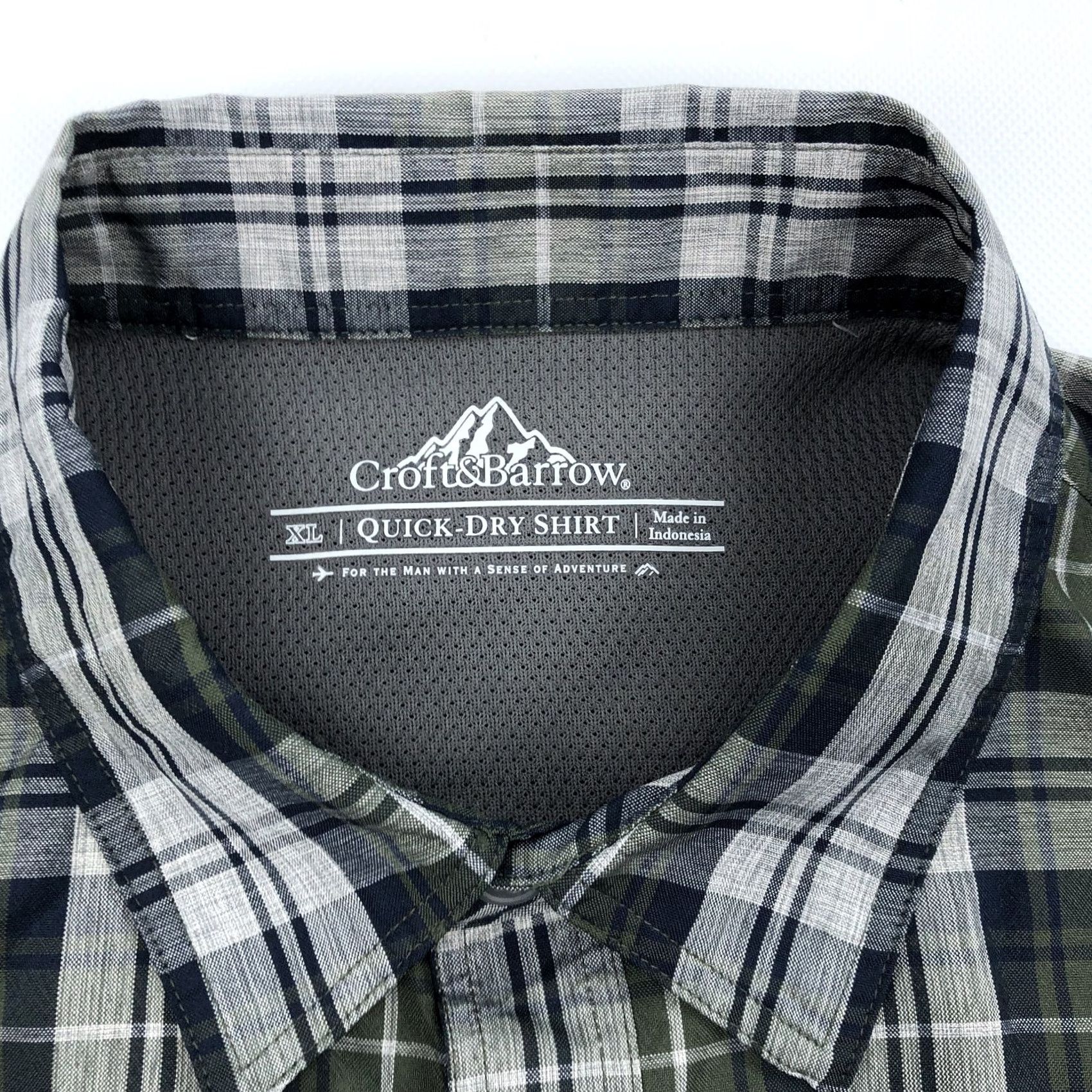 Croft & Barrow Croft & Barrow Men's XL Quick-Dry Plaid Button-Down Long Sleeve Shirt Size US XL / EU 56 / 4 - 4 Thumbnail