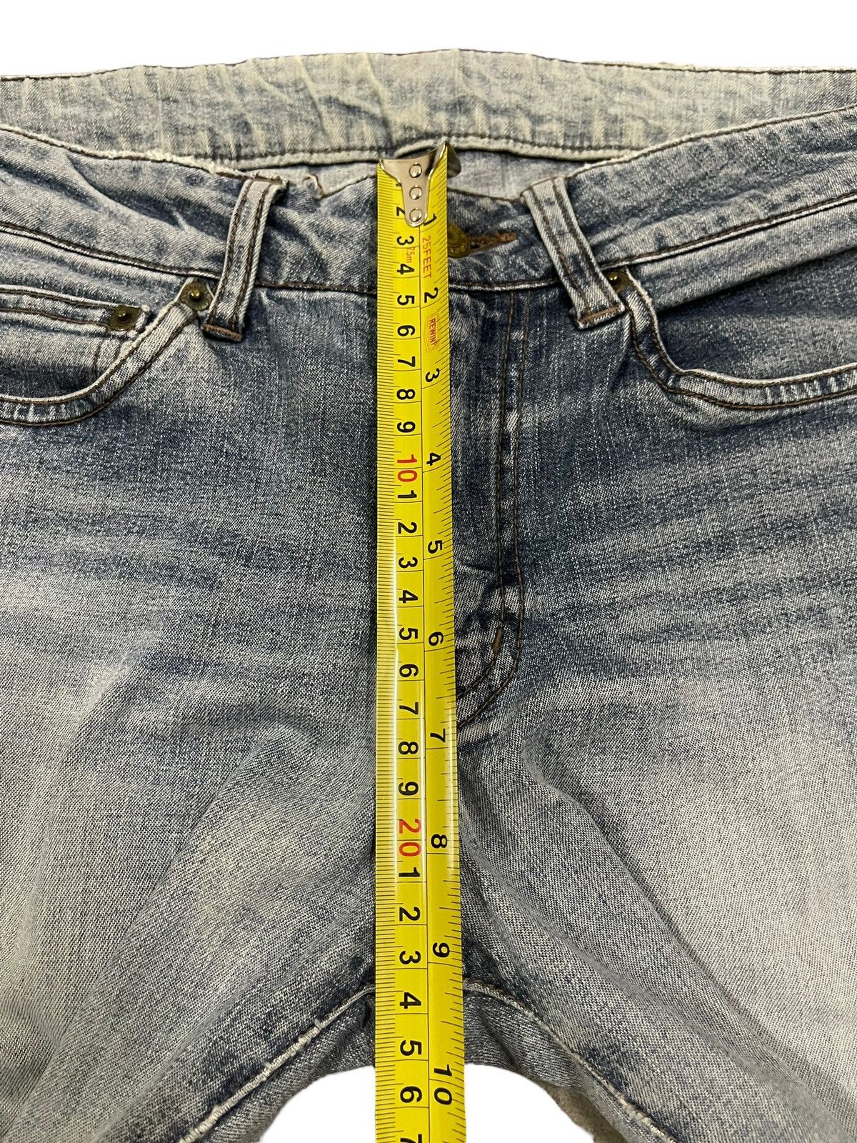 Hysteric Glamour Vintage Japanese Brand Blue Wash Style Flare Jeans Size US 30 / EU 46 - 13 Thumbnail