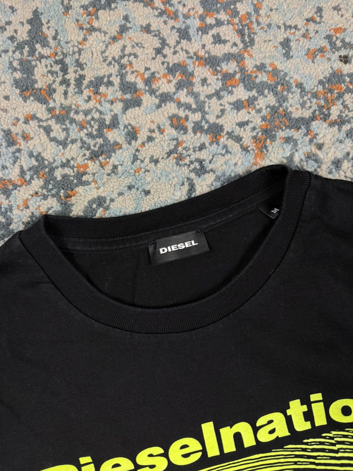 Diesel × Vintage Diesel dieselnation only the brave rave style graphic tee Size US M / EU 48-50 / 2 - 6 Thumbnail