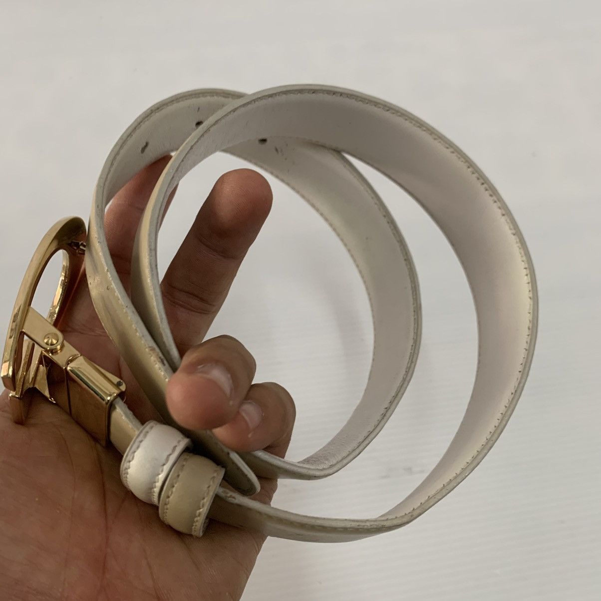 Gucci Authentic Gucci 2 Tone Colour Leather Belts Size ONE SIZE - 5 Thumbnail