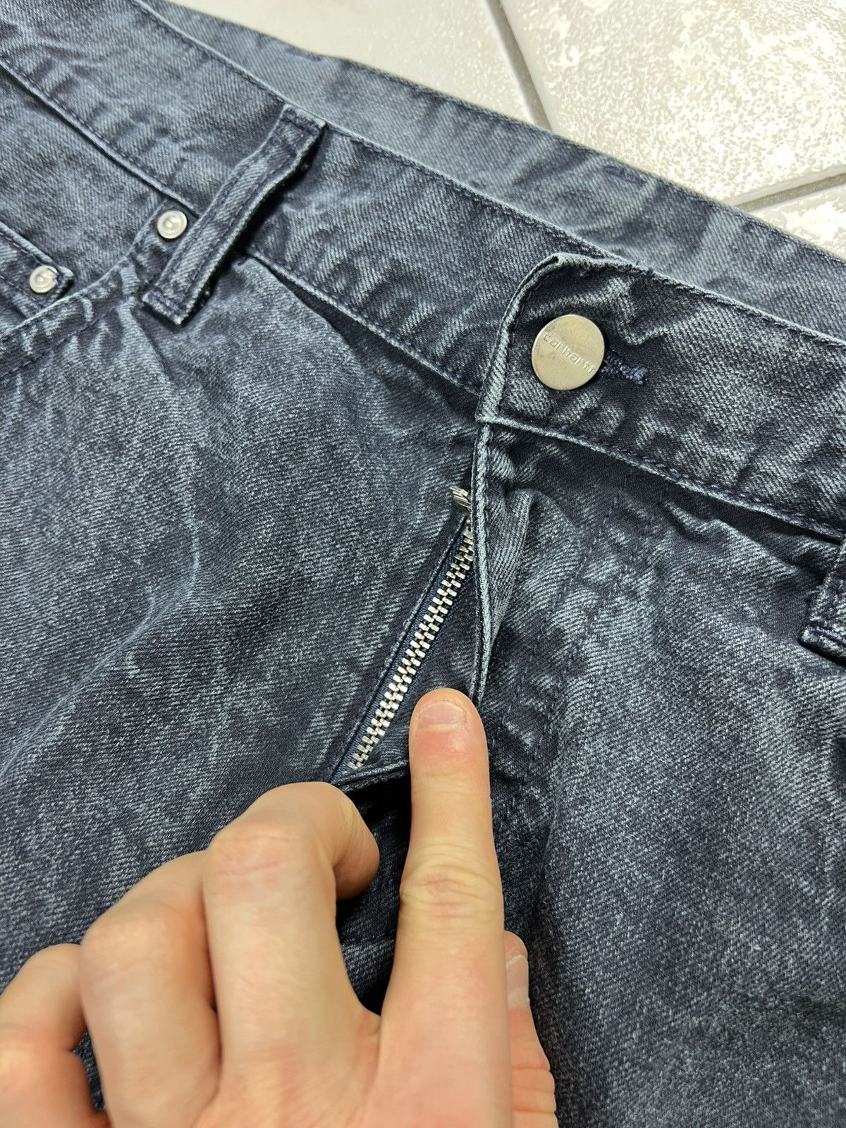 Carhartt Vintage Carhartt slim pant straight washed y2k jeans regular Size US 30 / EU 46 - 12 Thumbnail