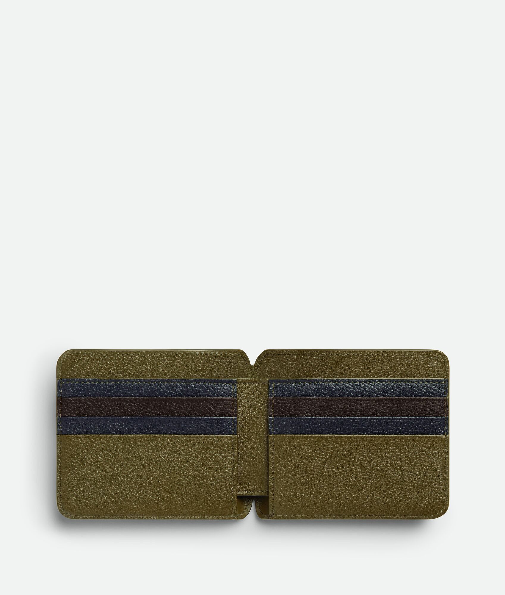 Bottega Veneta o1w1db10925 Size: OS / Booster Bi-Fold Wallet in Olive Size ONE SIZE - 2 Thumbnail