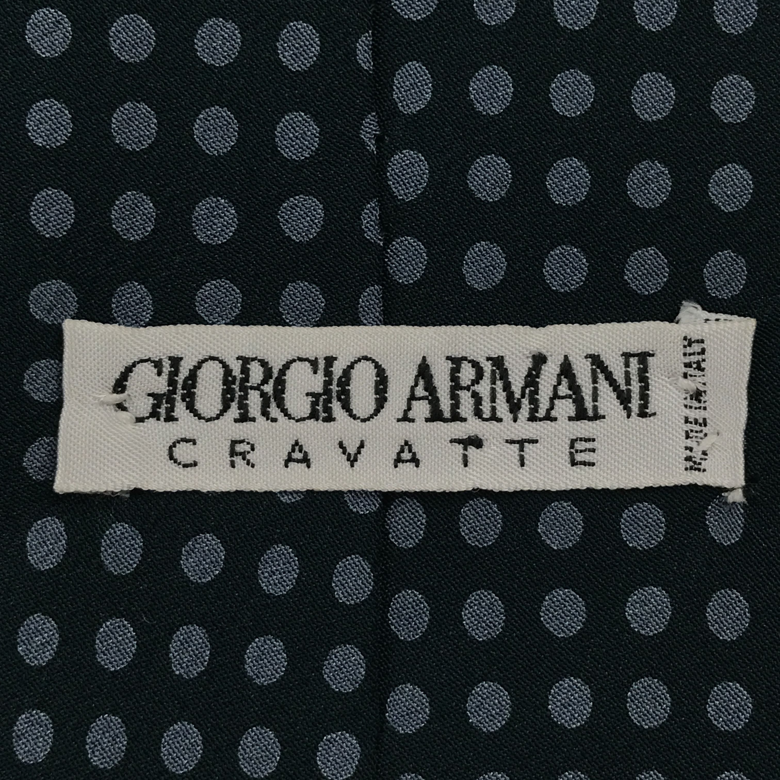 Giorgio Armani × Vintage Vintage Giorgio Armani Silk Necktie Size ONE SIZE - 8 Thumbnail
