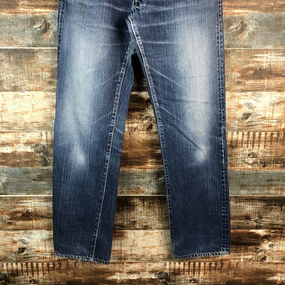 Eternal DL Eternal Blue Distressed Denim Pants #C143 Size US 29 - 6 Thumbnail