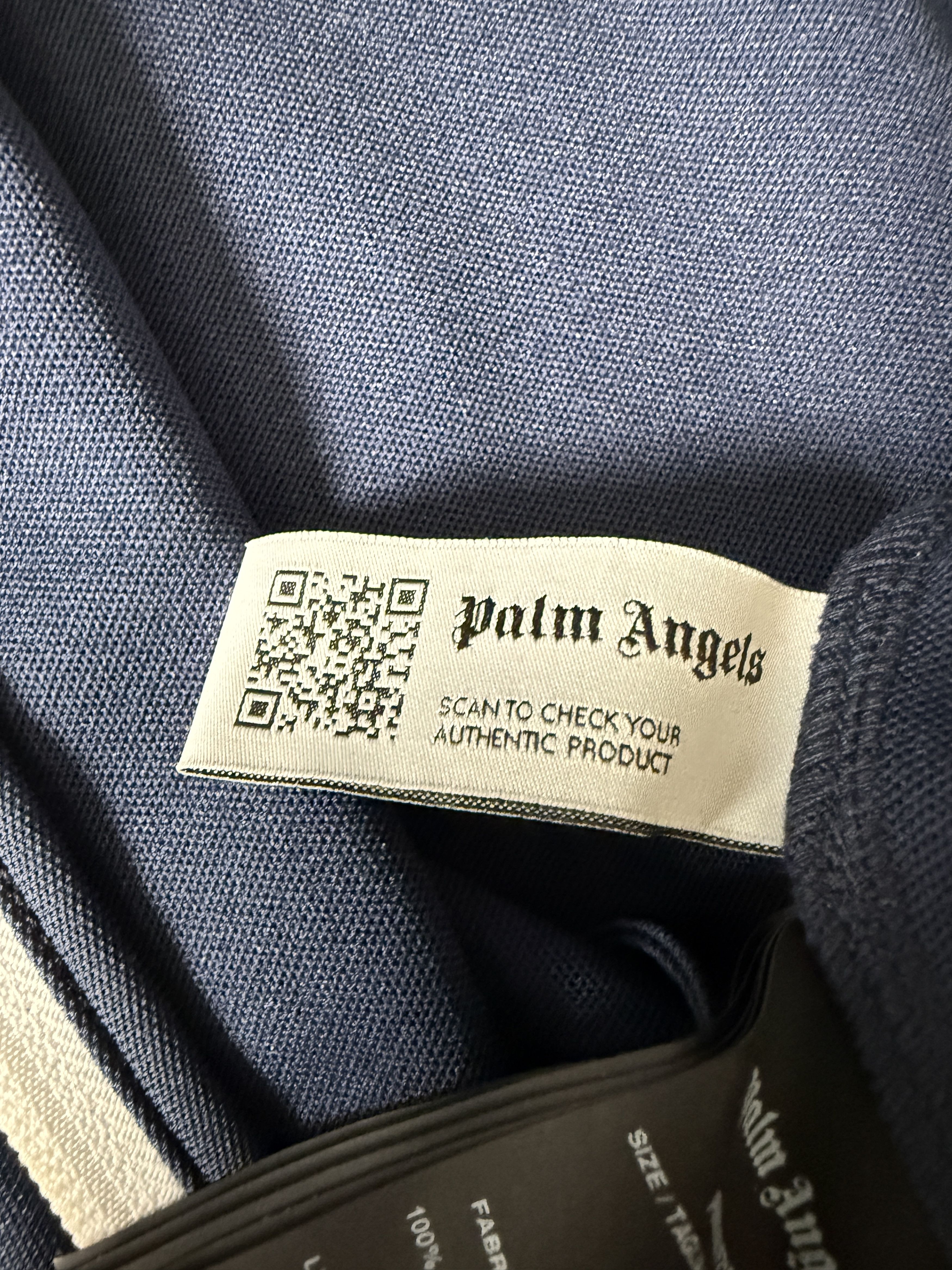 Palm Angels Track Jacket Navy Blue Size L Size US L / EU 52-54 / 3 - 8 Thumbnail